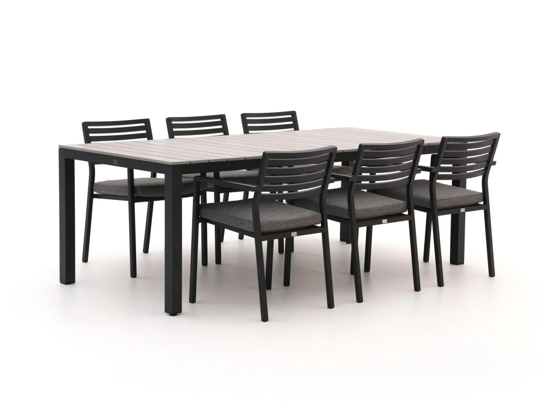 Bellagio Rumo/Fidenza 220cm dining tuinset 7-delig stapelbaar