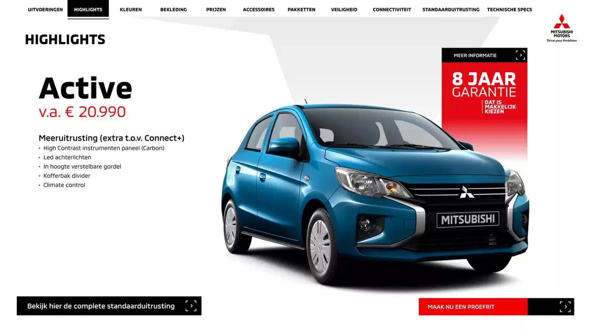 Mitsubishi Space Star van 1 januari tot 1 januari 2026 - Folder pagina 5