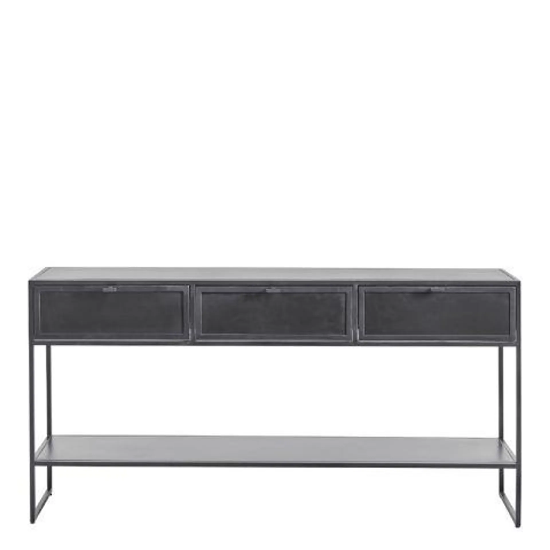 Sidetable Orizone (152 cm) zwart metaal