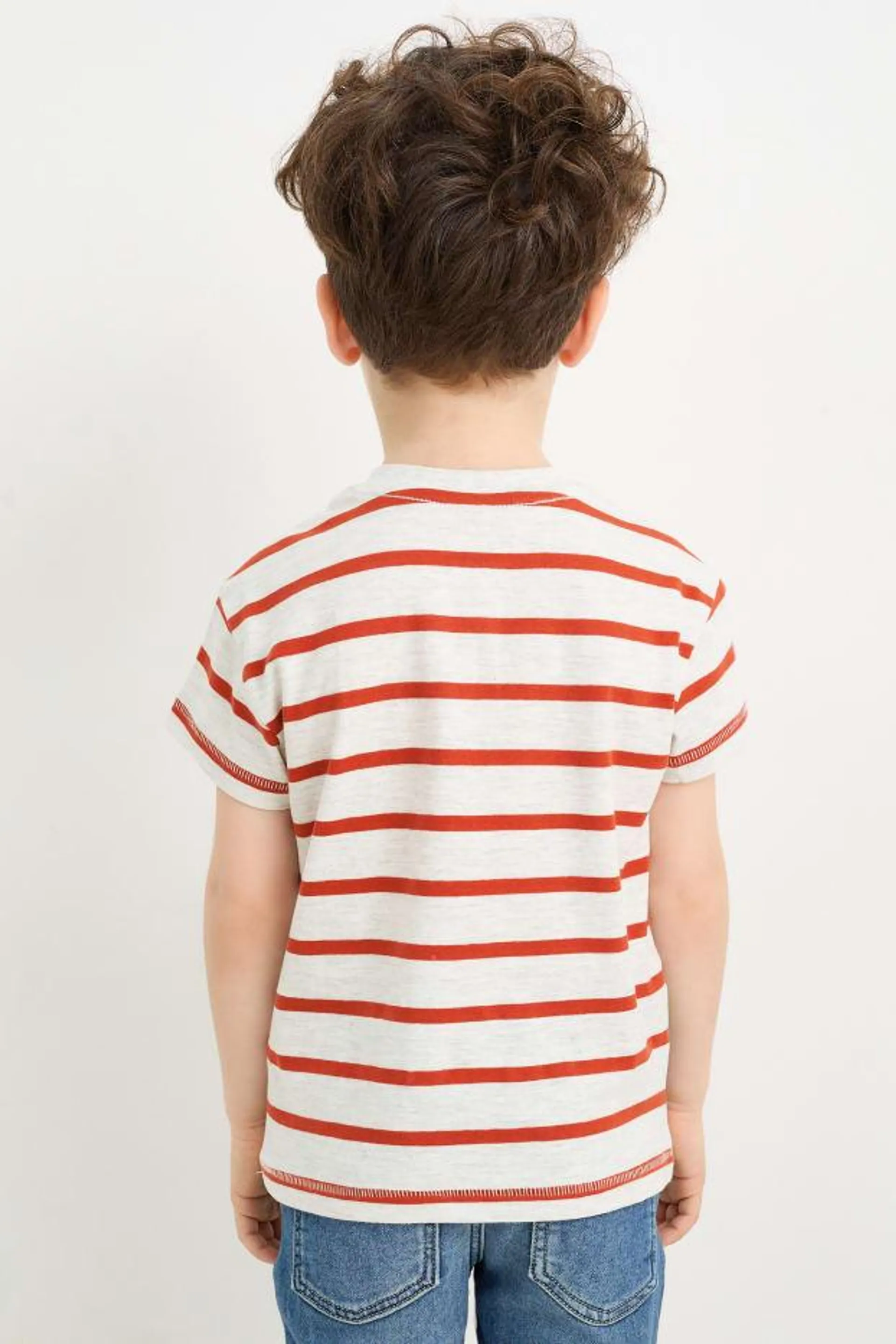 Crocodile - short sleeve T-shirt - striped