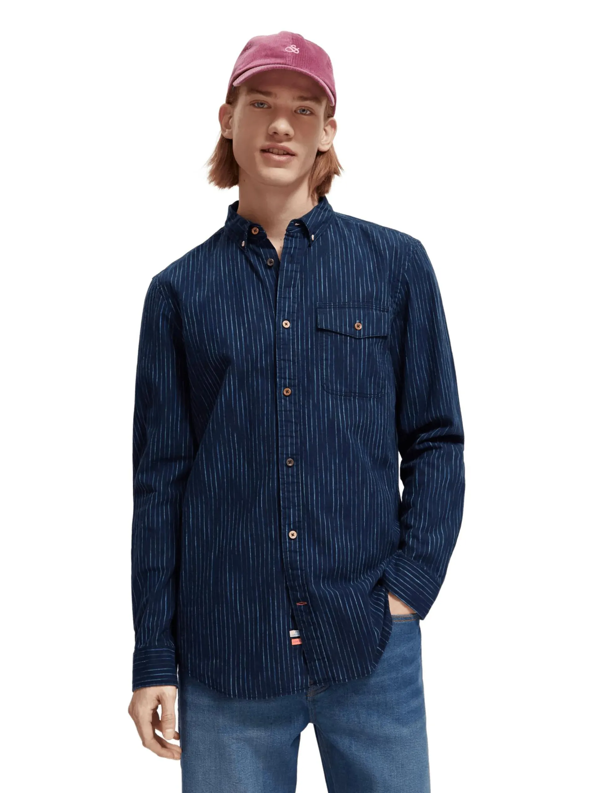 Regular fit linen shirt