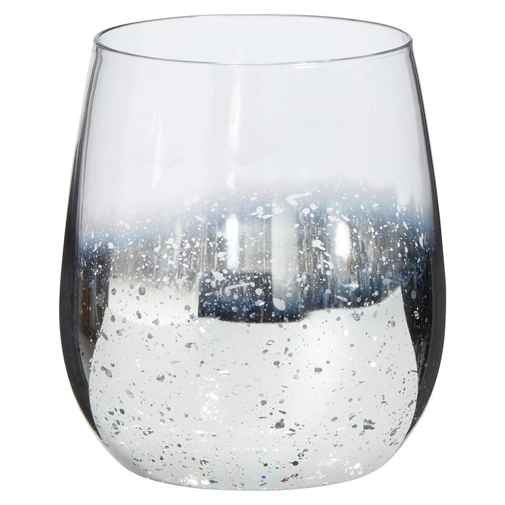 Drinkglas Metallic Zilver