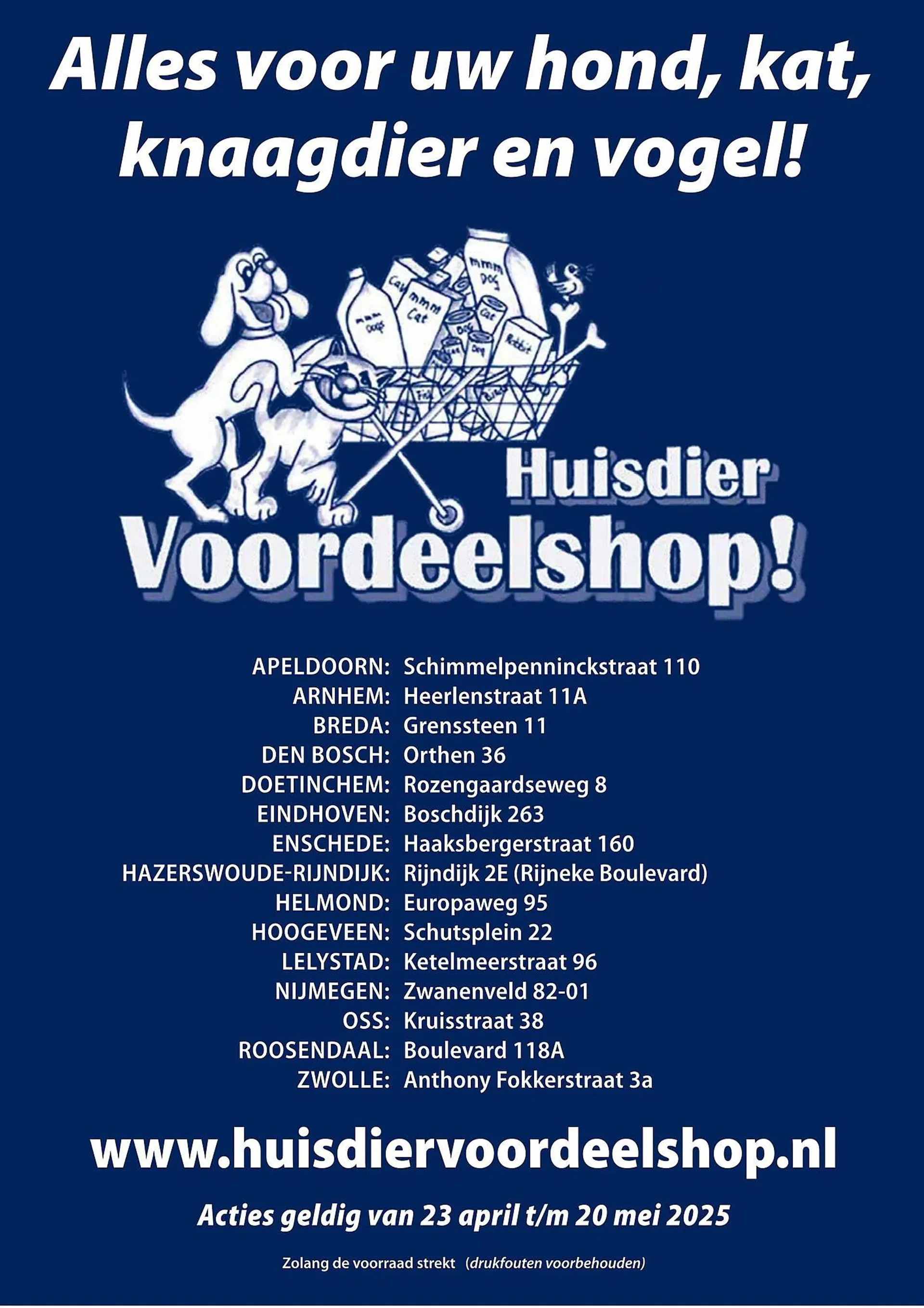 Huisdier Voordeelshop folder van 23 april tot 20 mei 2025 - Folder pagina 11