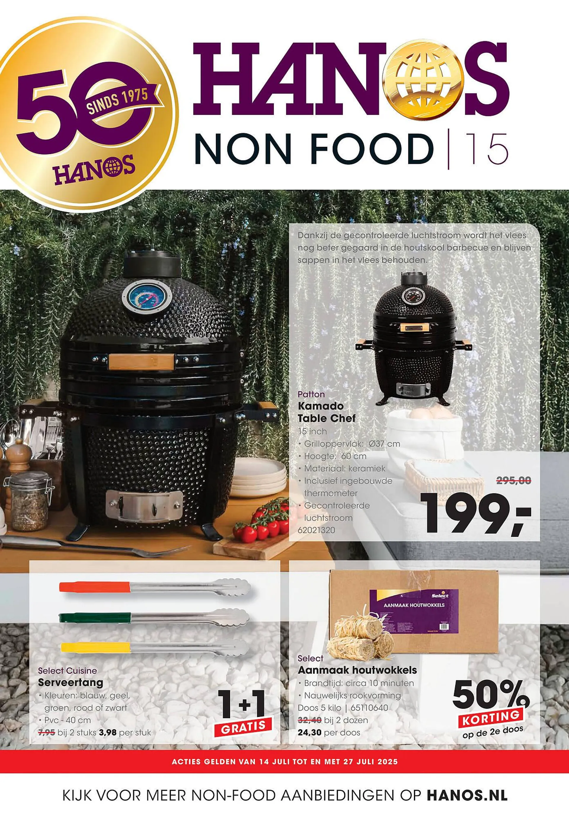 HANOS folder van 14 juli tot 27 juli 2025 - Folder pagina 1