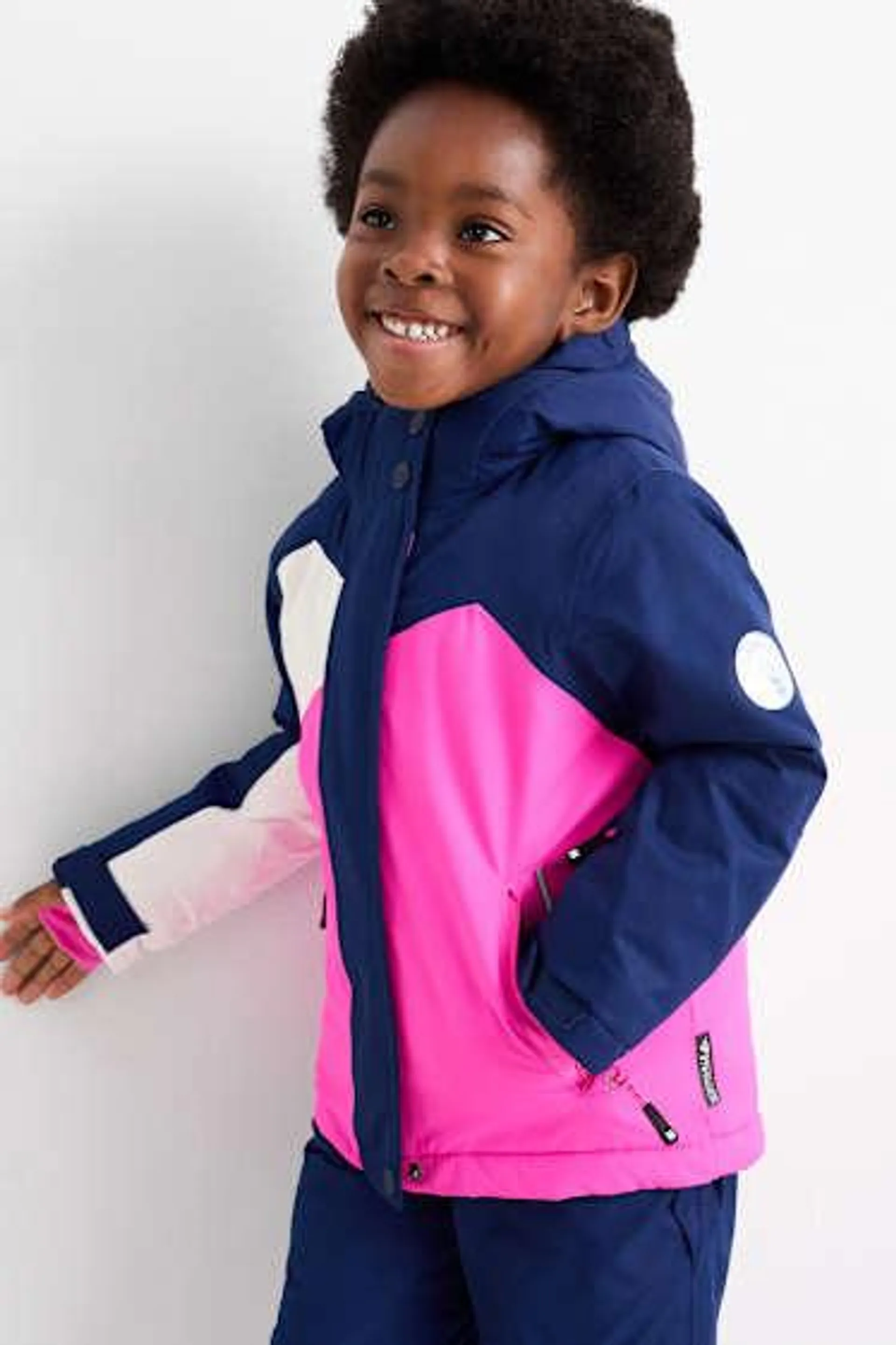 Ski jacket with hood - waterproof