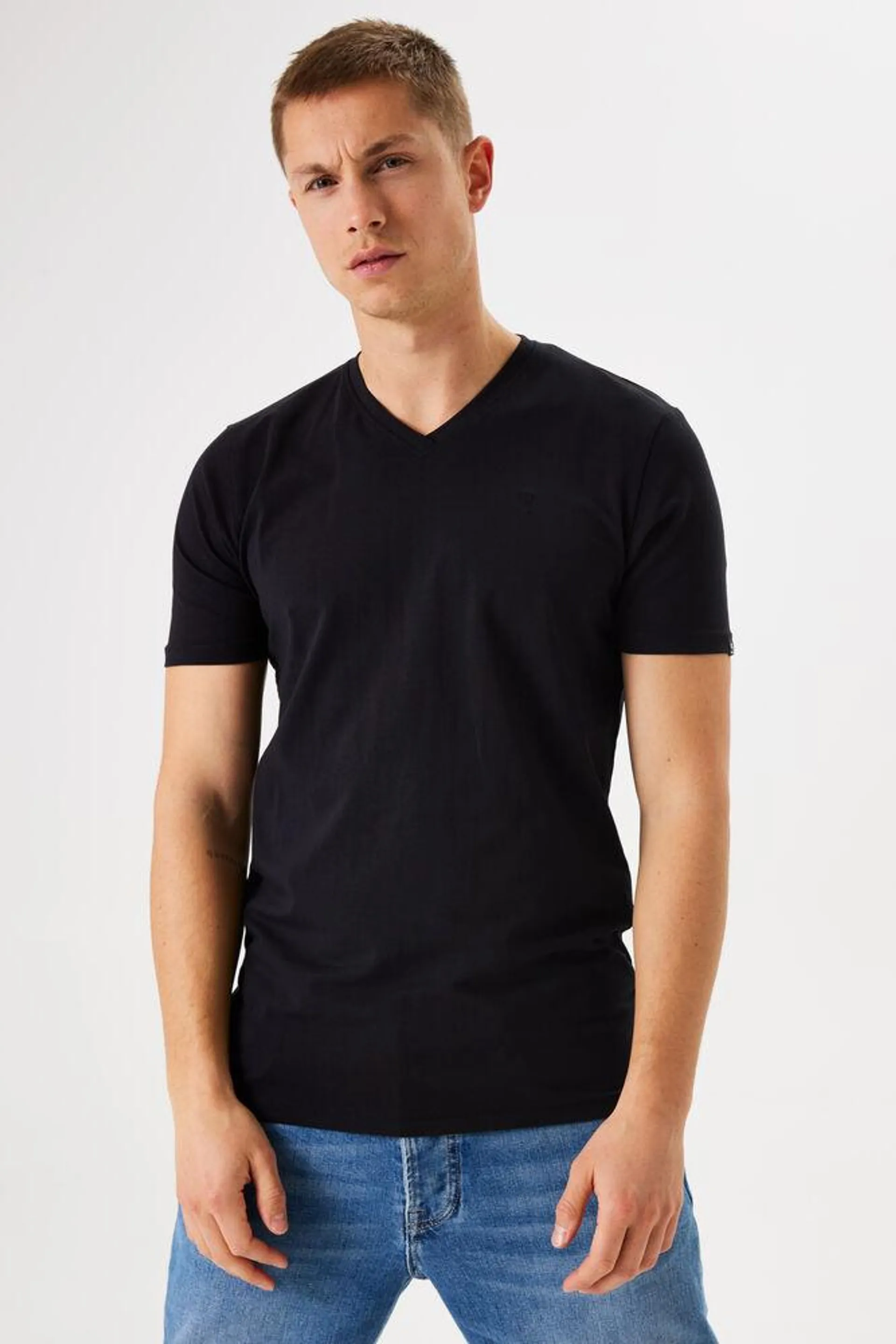 garcia basic t-shirt zwart