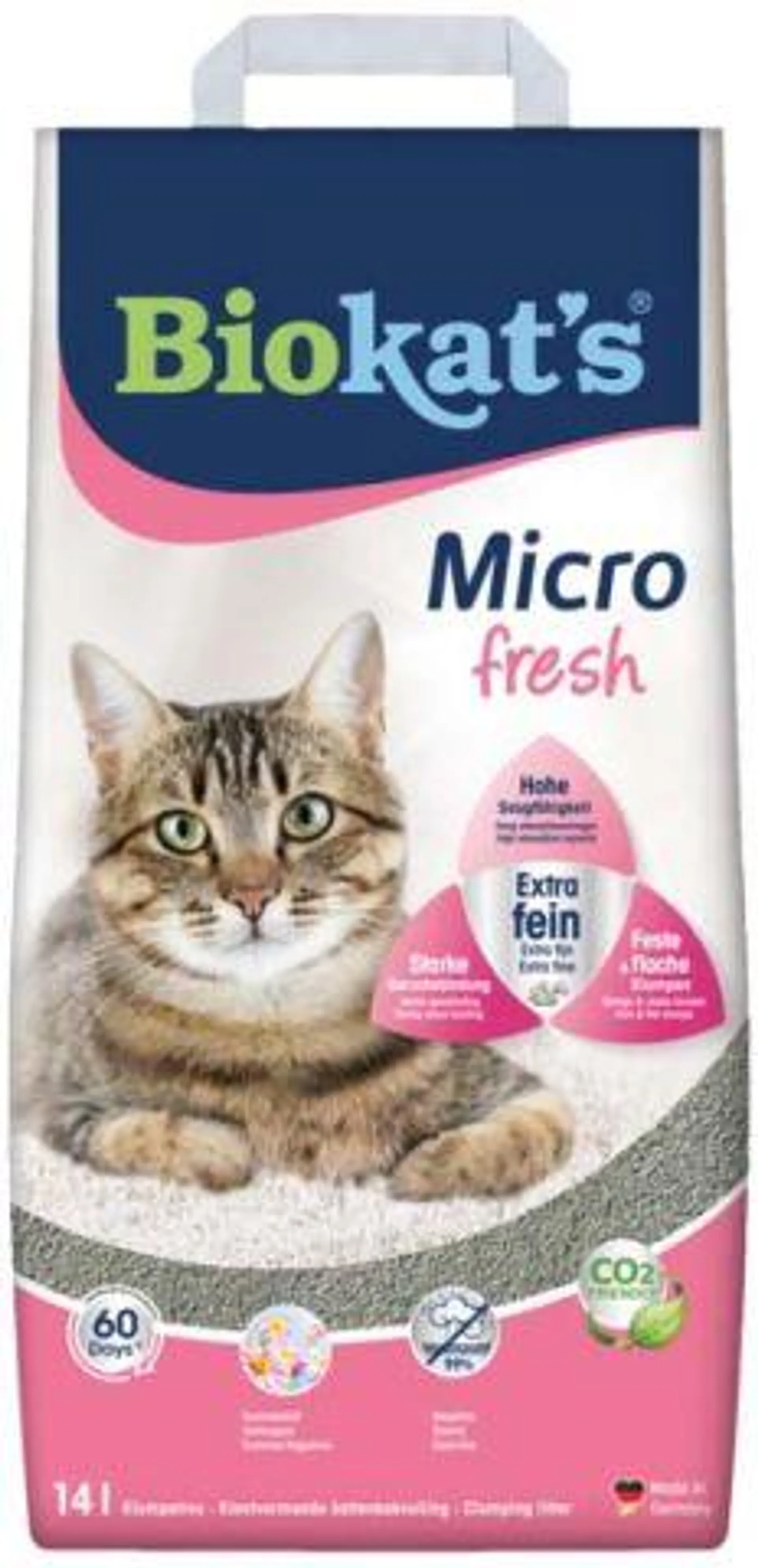 Biokat's Micro Fresh - Kattenbakvulling - Heel fijn - 14 L