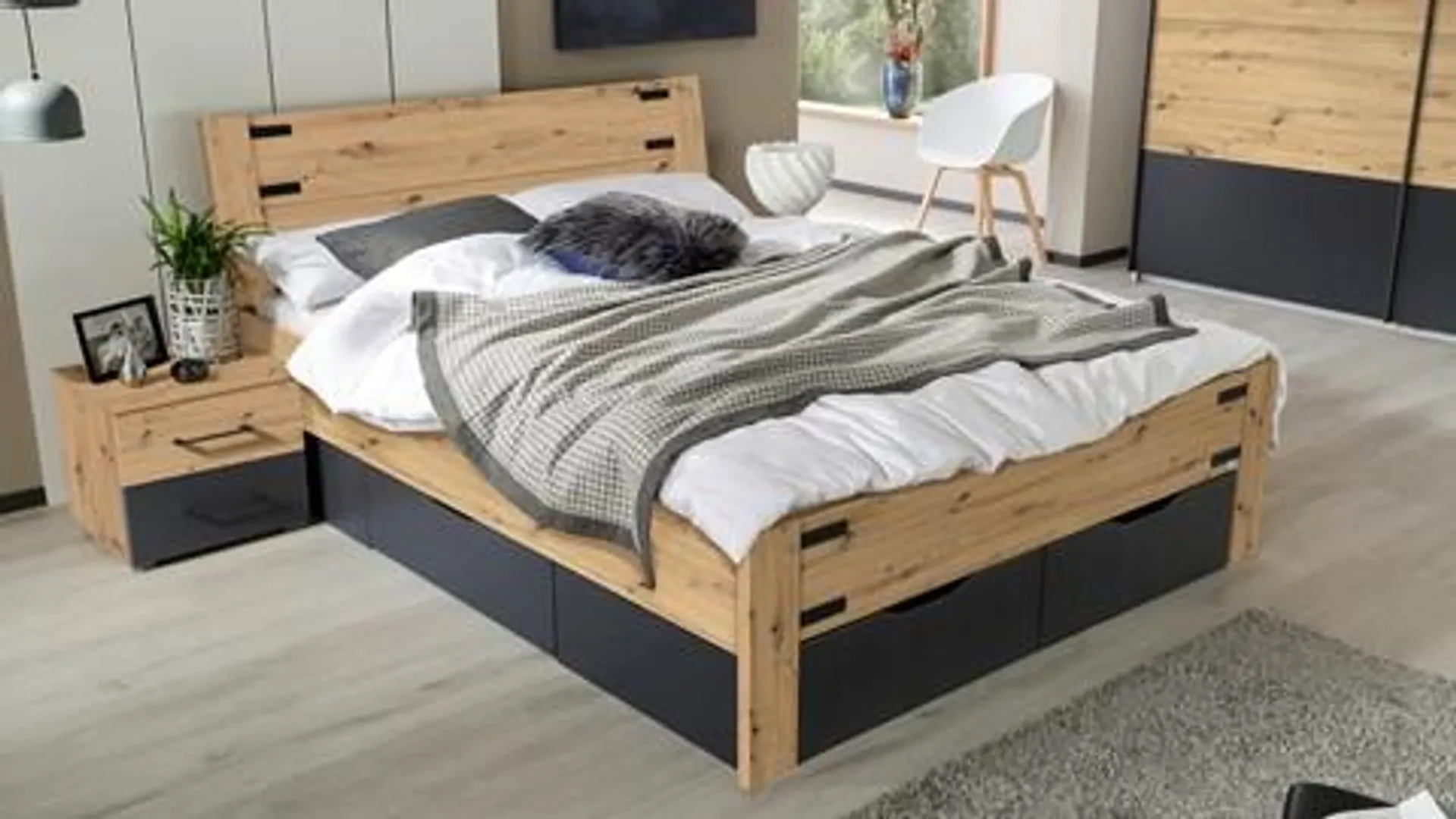 Opbergbed Birmingham met laden