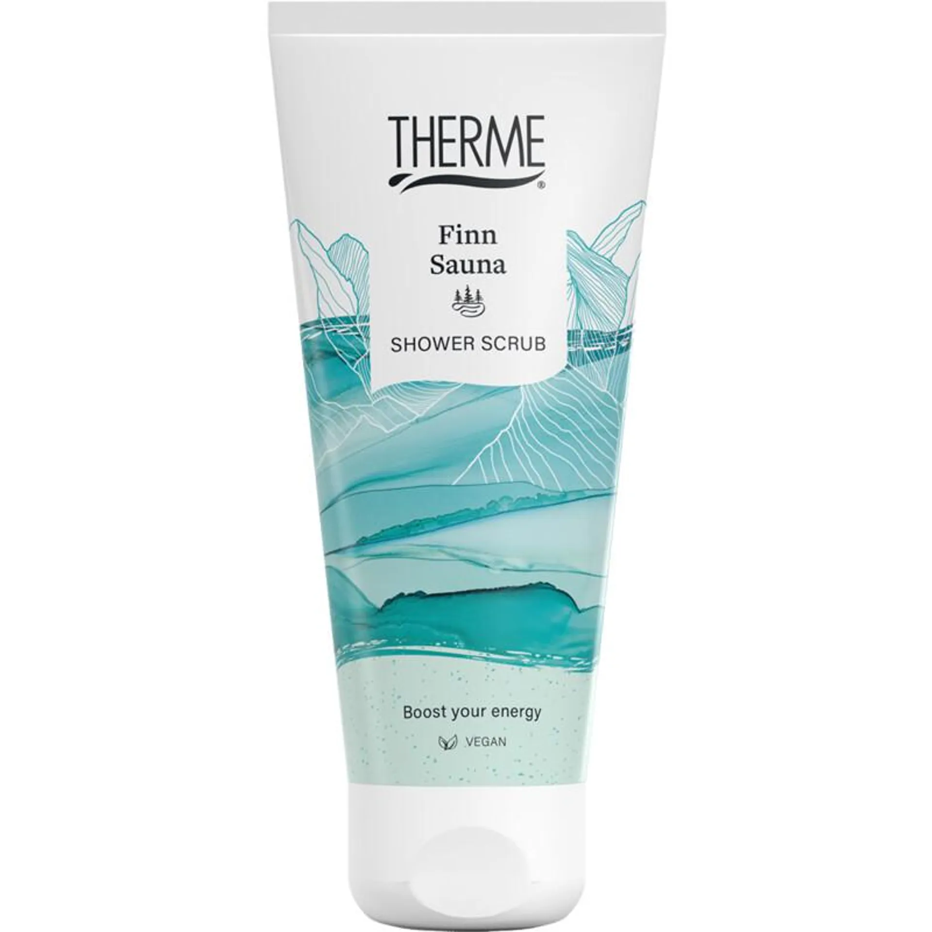 Therme Finn sauna fresh shower scrub