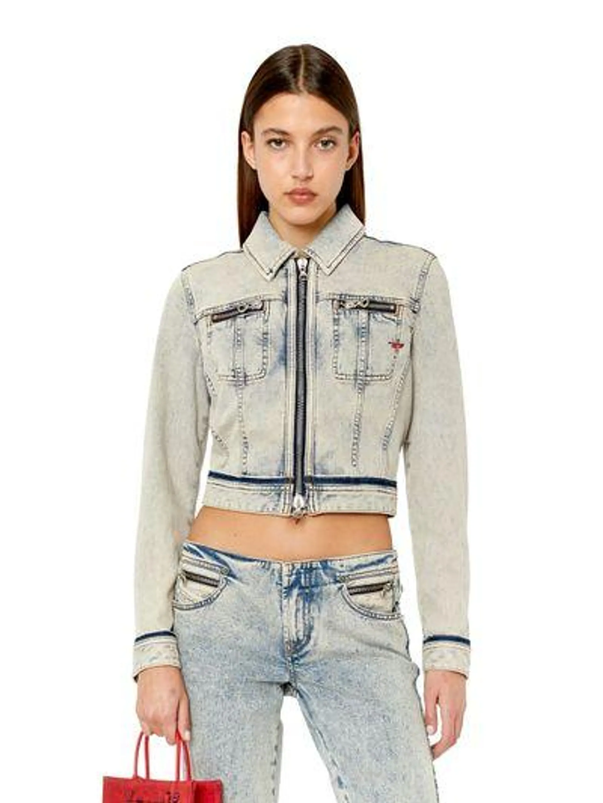 Jaqueta Diesel De-Slimmy-Re - Blue Denim - P