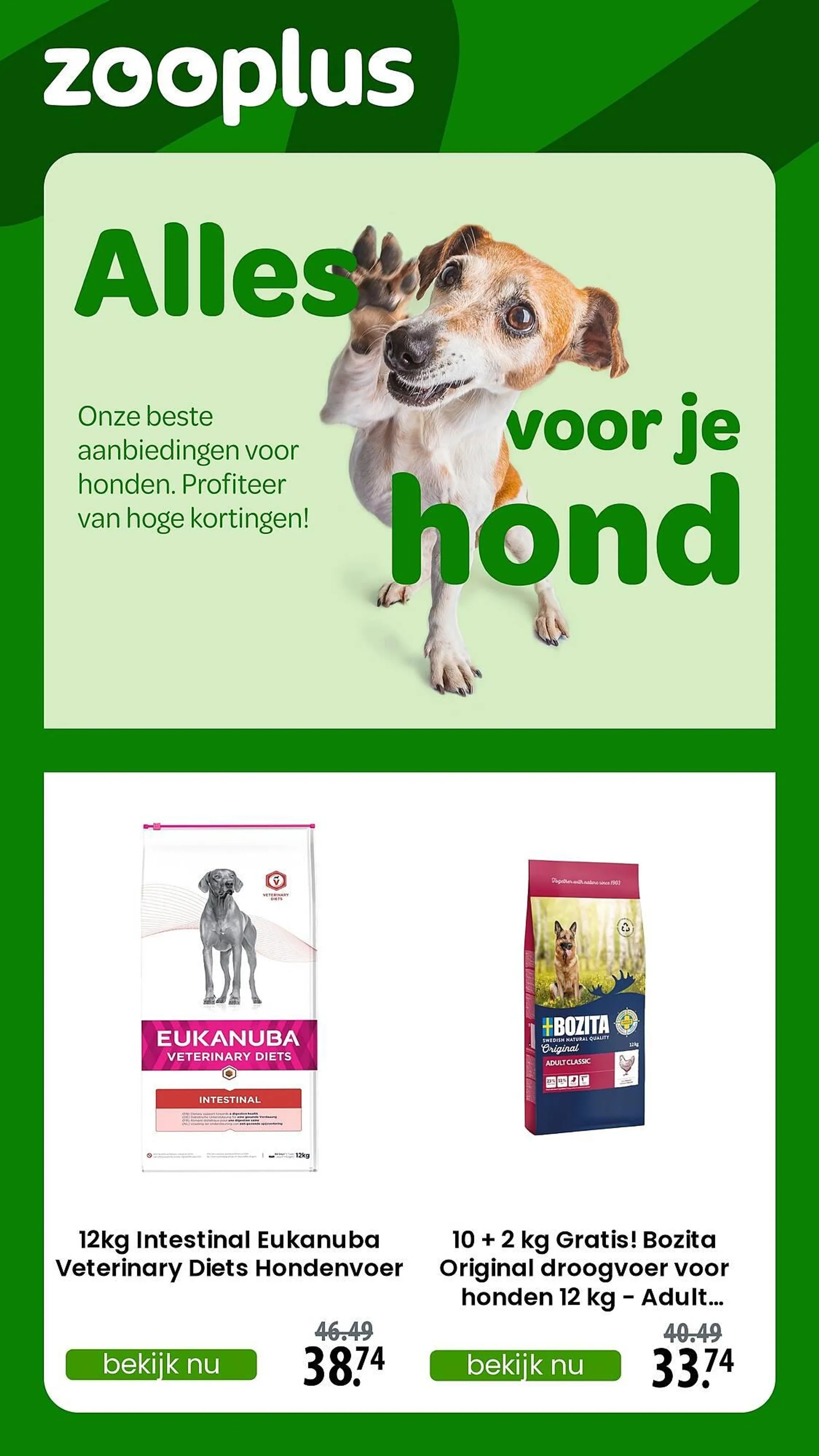 Zooplus folder van 8 juni tot 14 juni 2025 - Folder pagina 1