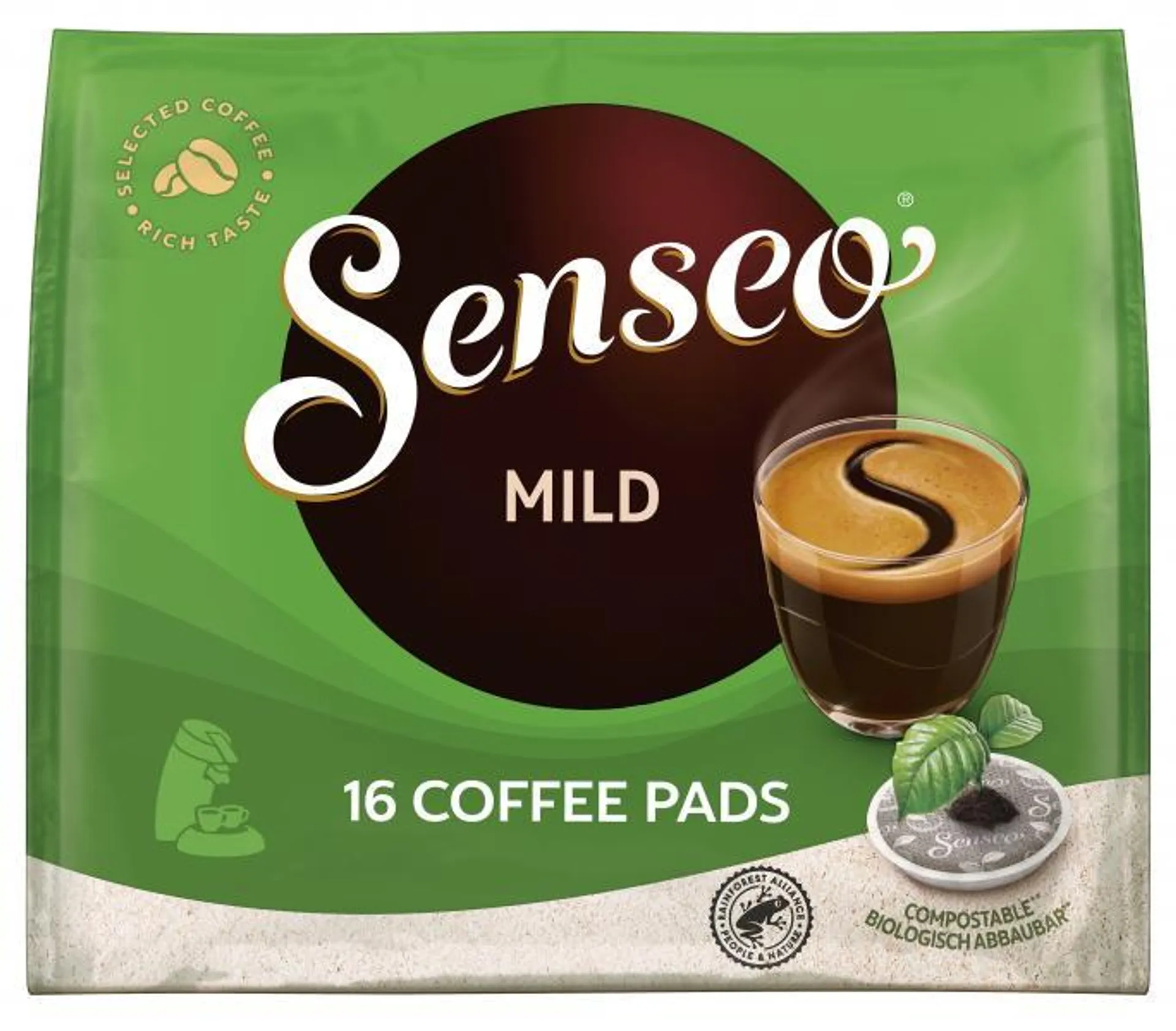 Senseo Pads Mild, 16 Kaffeepads