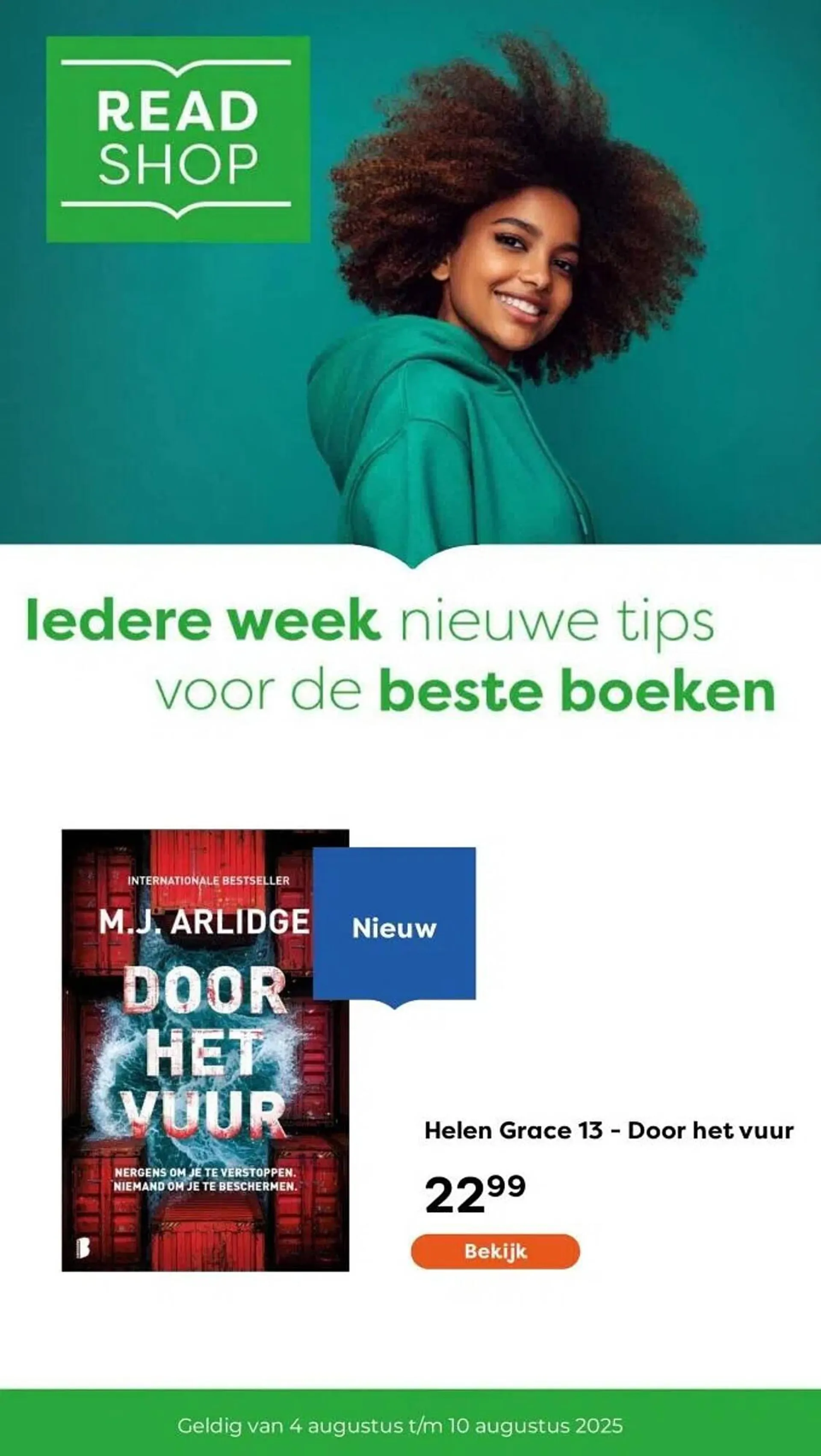 The Read Shop folder van 4 augustus tot 10 augustus 2025 - Folder pagina 1