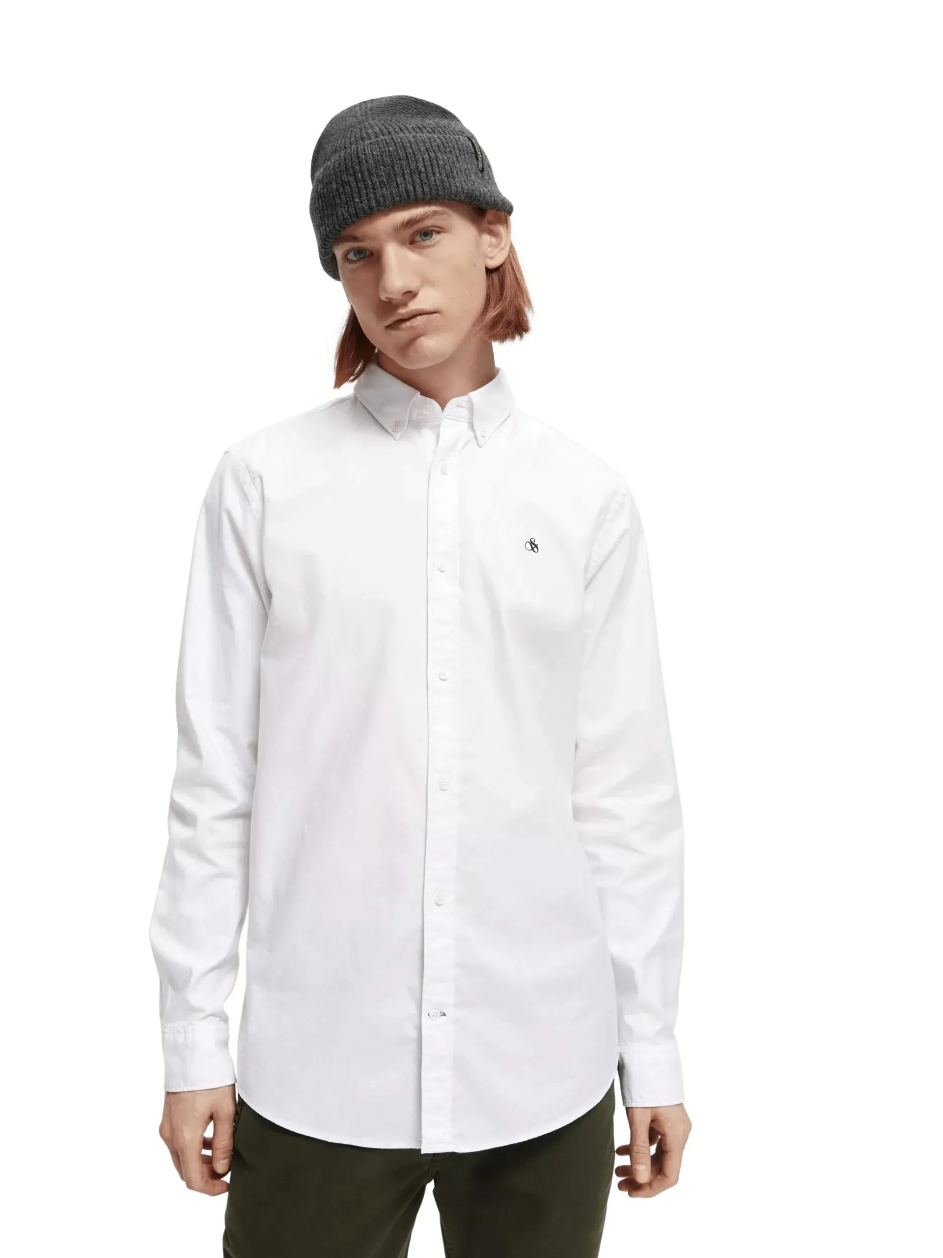 Essentials - Organic Oxford regular fit shirt