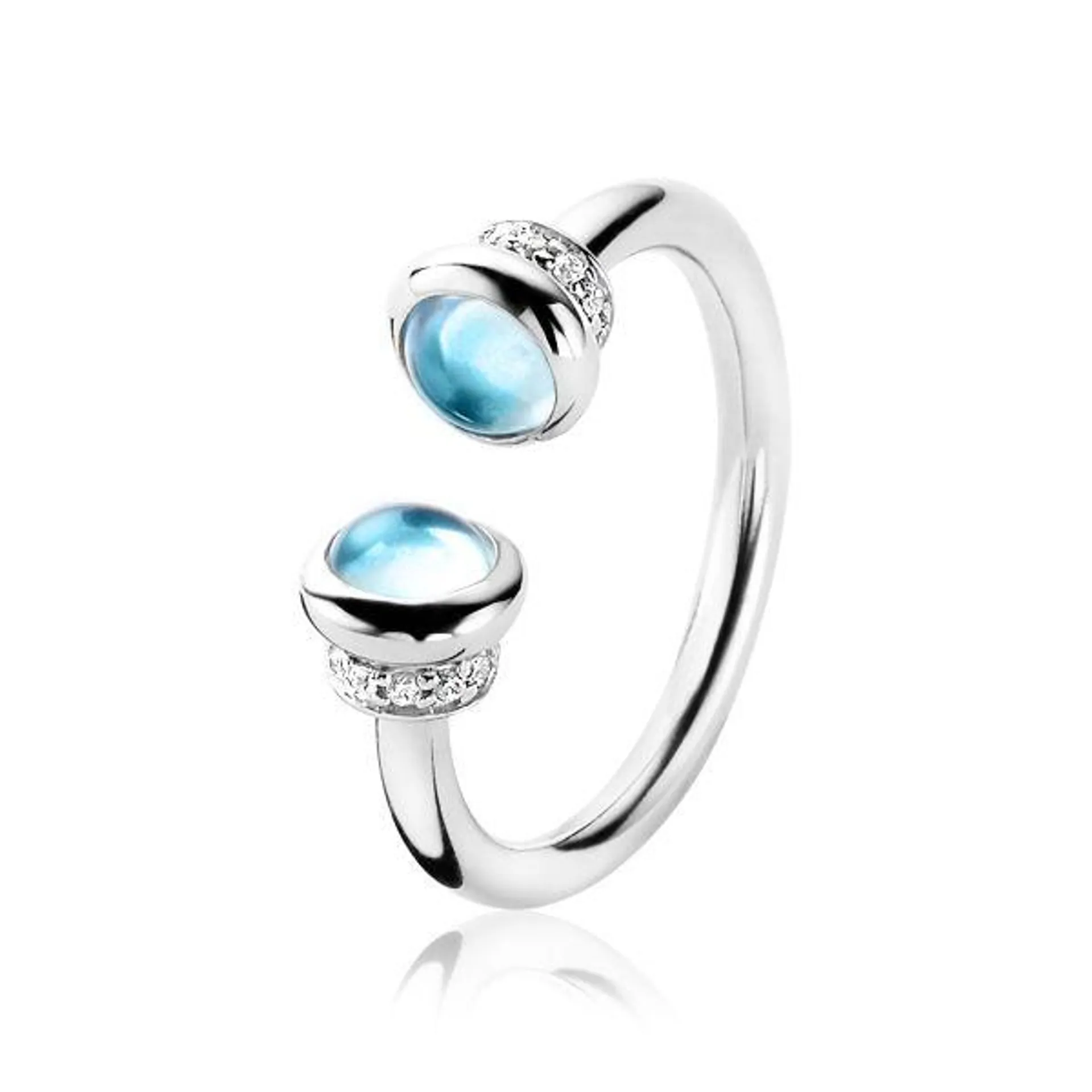 ZINZI Sterling Silver Ring Turquoise ZIR1193