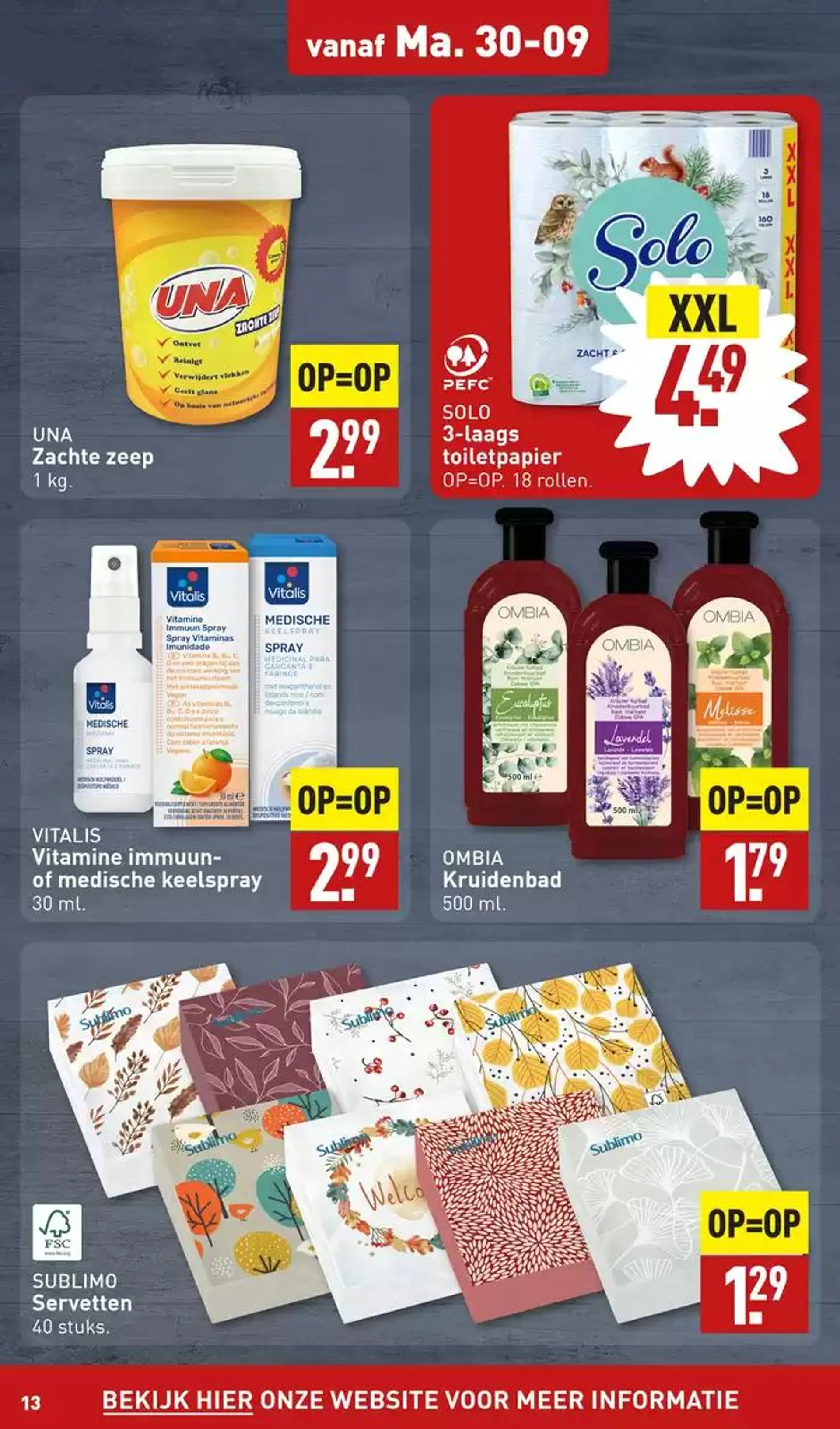 Actuele deals en aanbiedingen van 28 september tot 12 oktober 2024 - Folder pagina 13