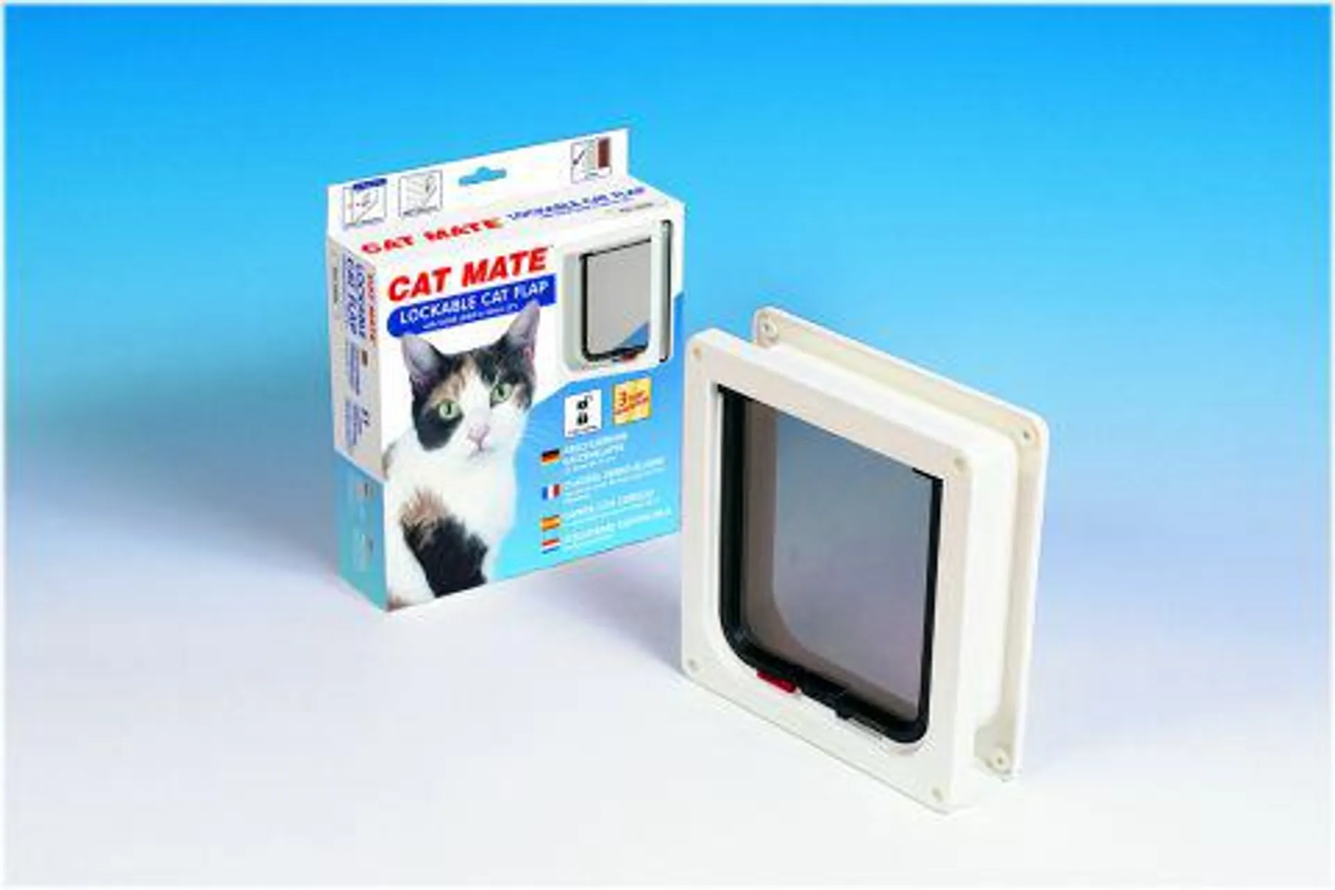 CATMATE 234 - Kattenluik & Kattendeuren - 192x200 mm - Wit