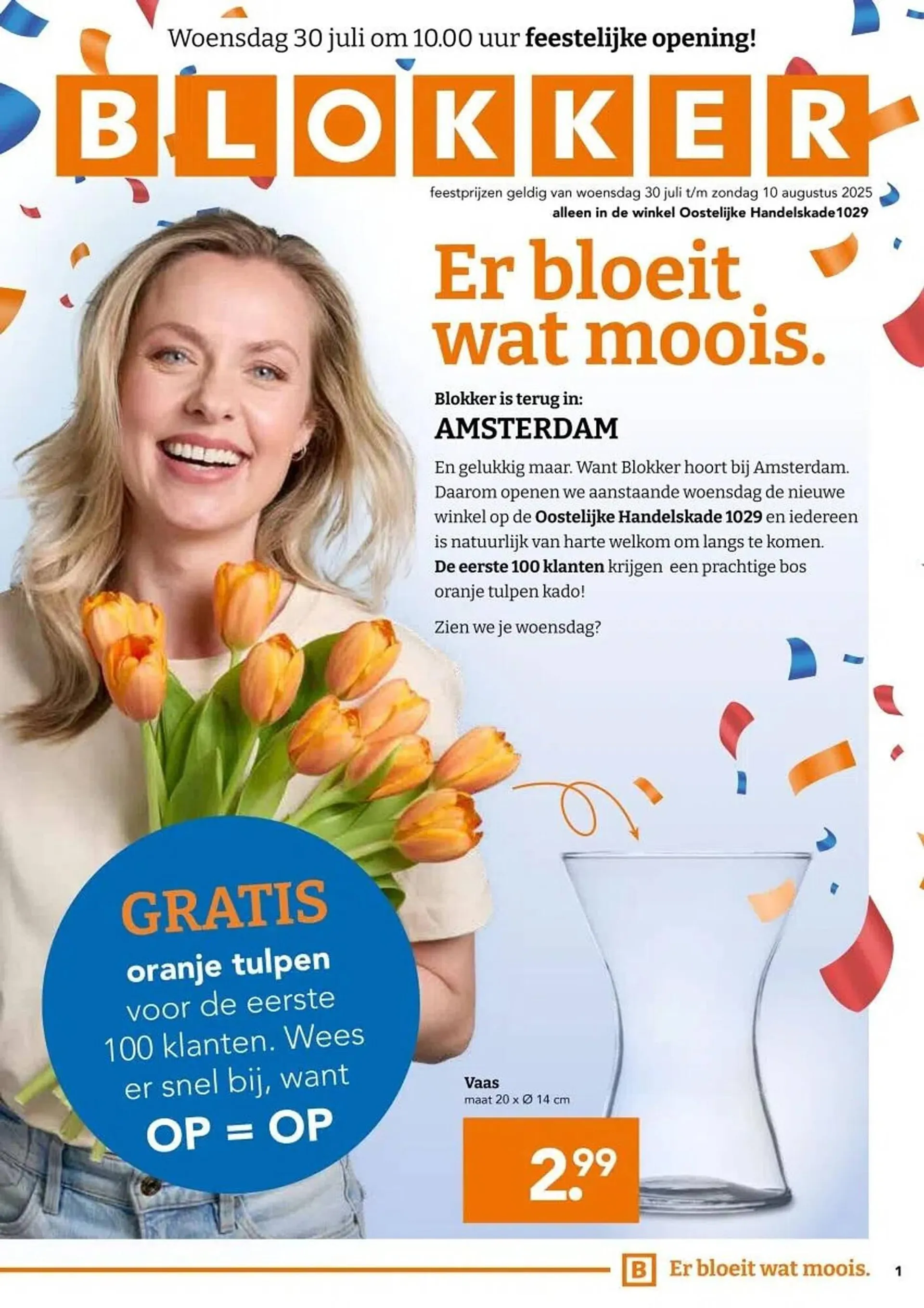 Blokker folder van 30 juli tot 10 augustus 2025 - Folder pagina 1