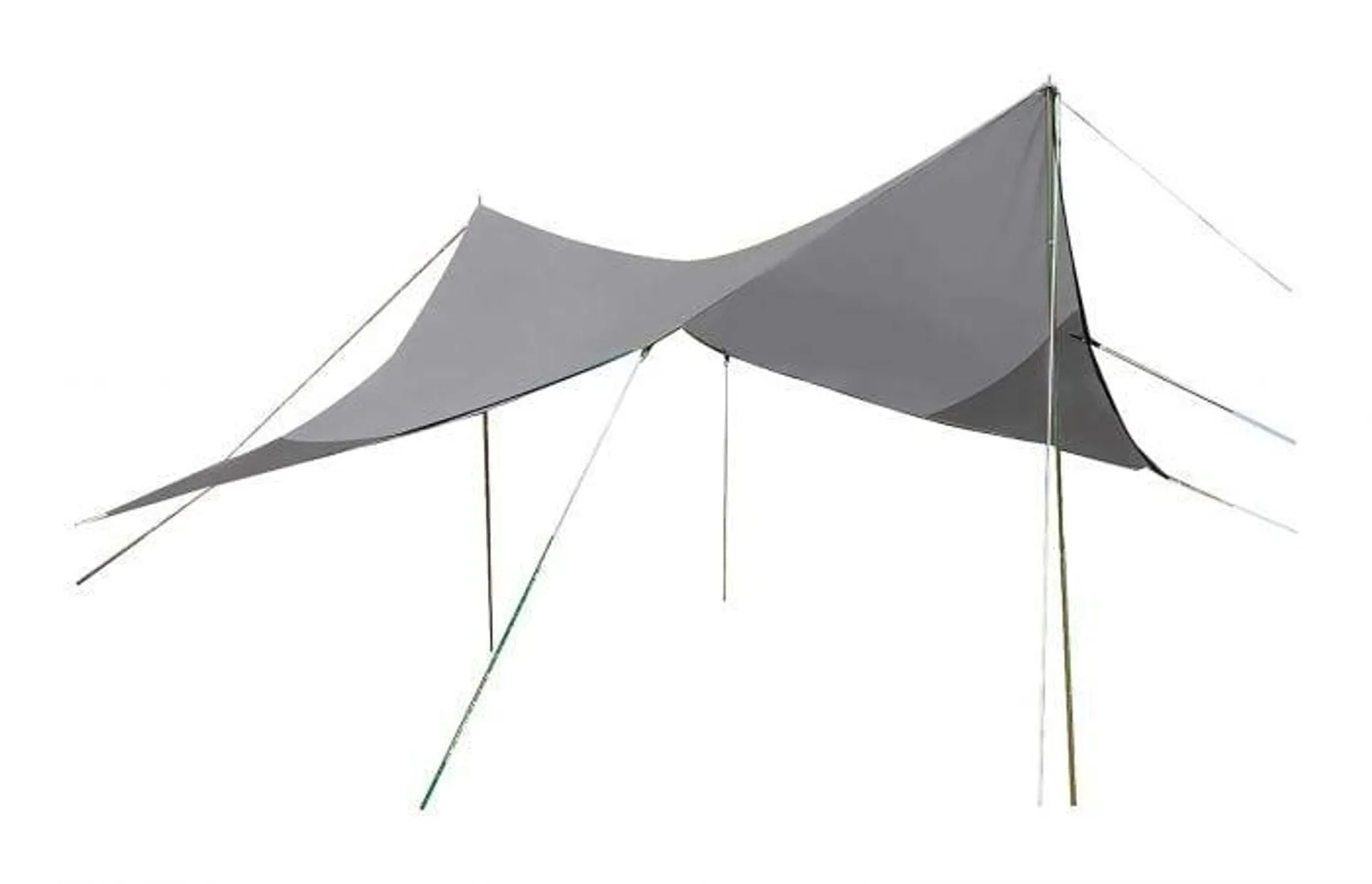 Bo-Camp Travel Ruit 500 x 500 cm 4-hoekige tarp