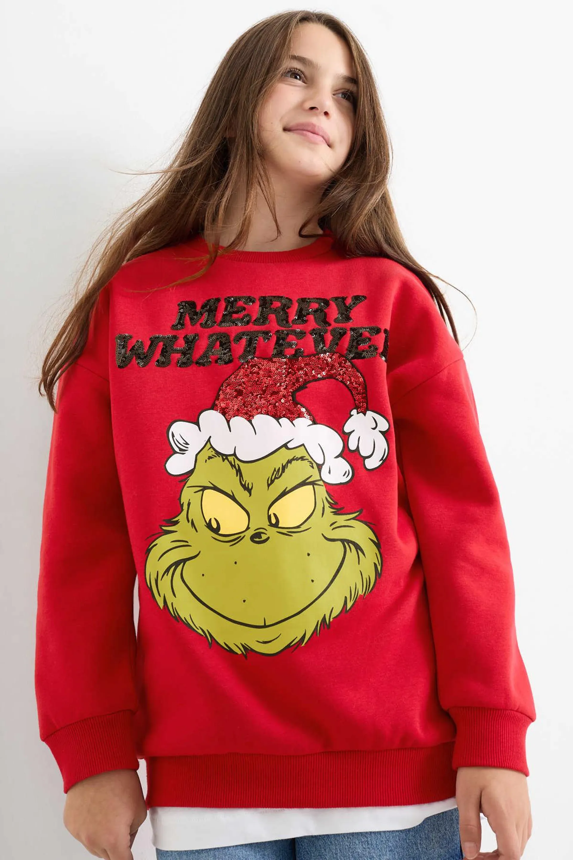 The Grinch - Christmas sweatshirt - shiny