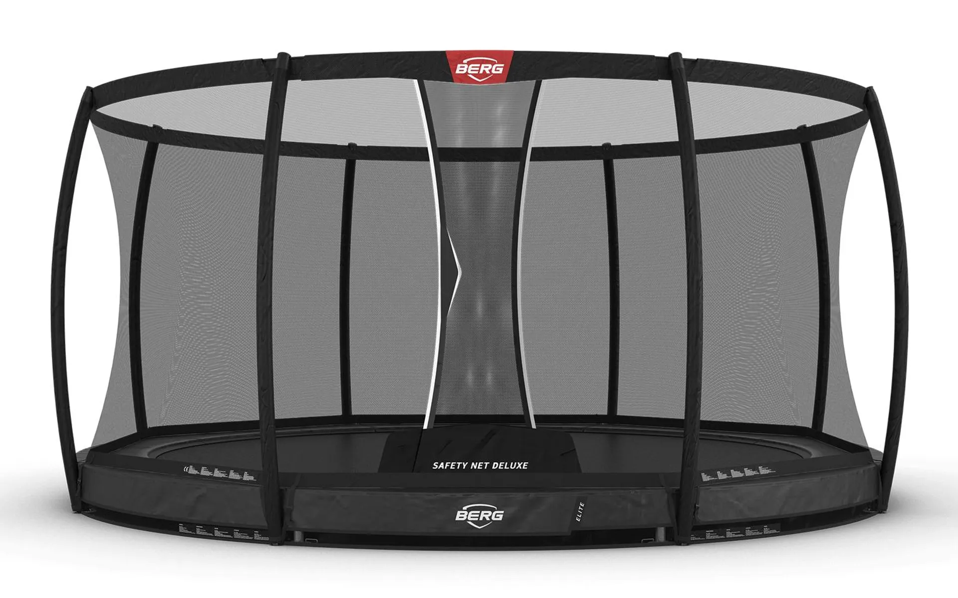 BERG Elite InGround 430 Grey + Safety Net Deluxe