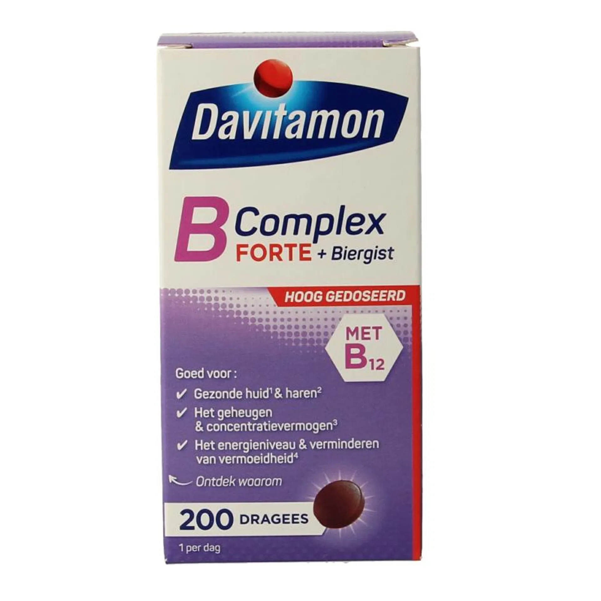 Davitamon Vitamine B complex forte 200 dragees