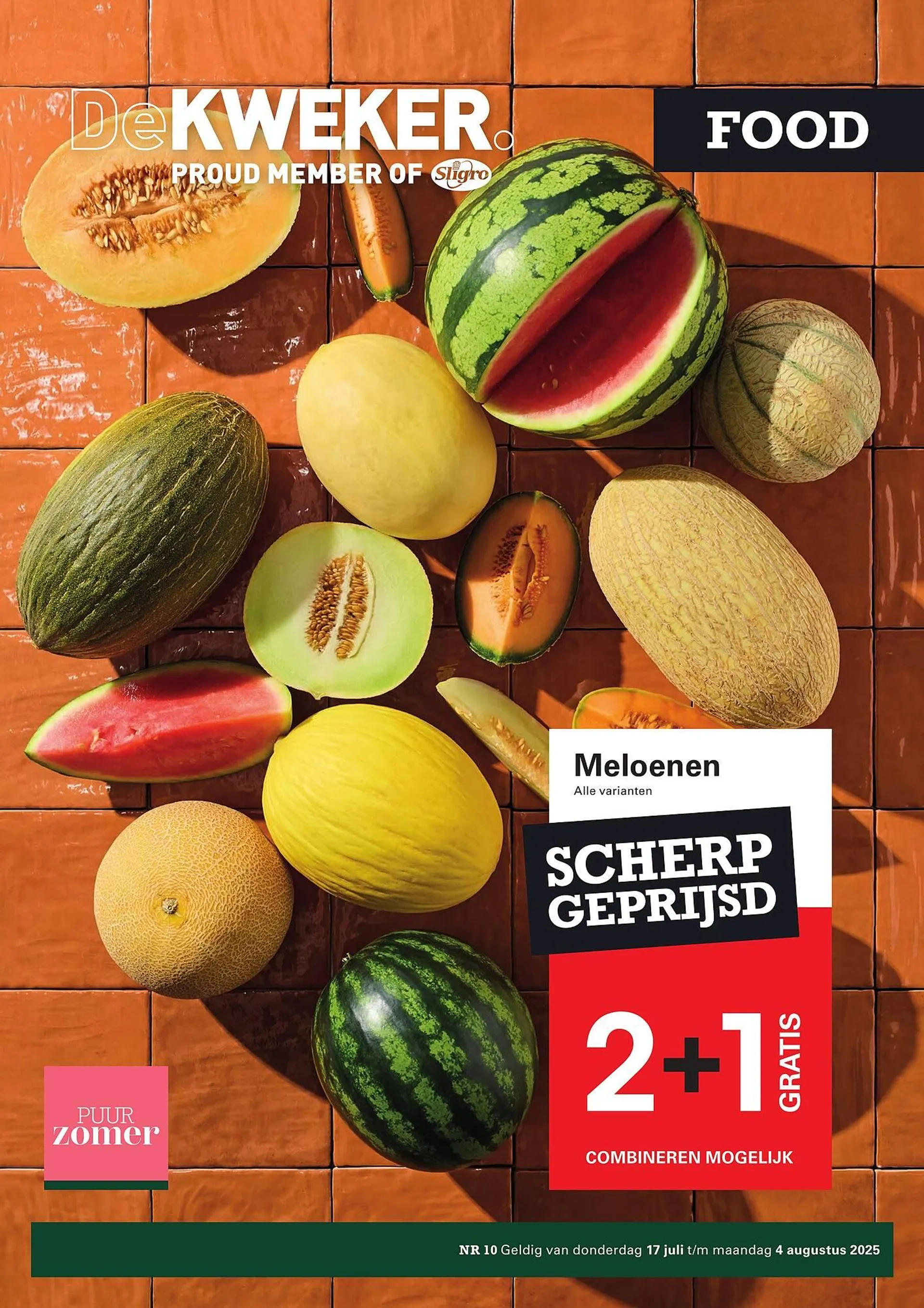 De Kweker folder van 17 juli tot 4 augustus 2025 - Folder pagina 1