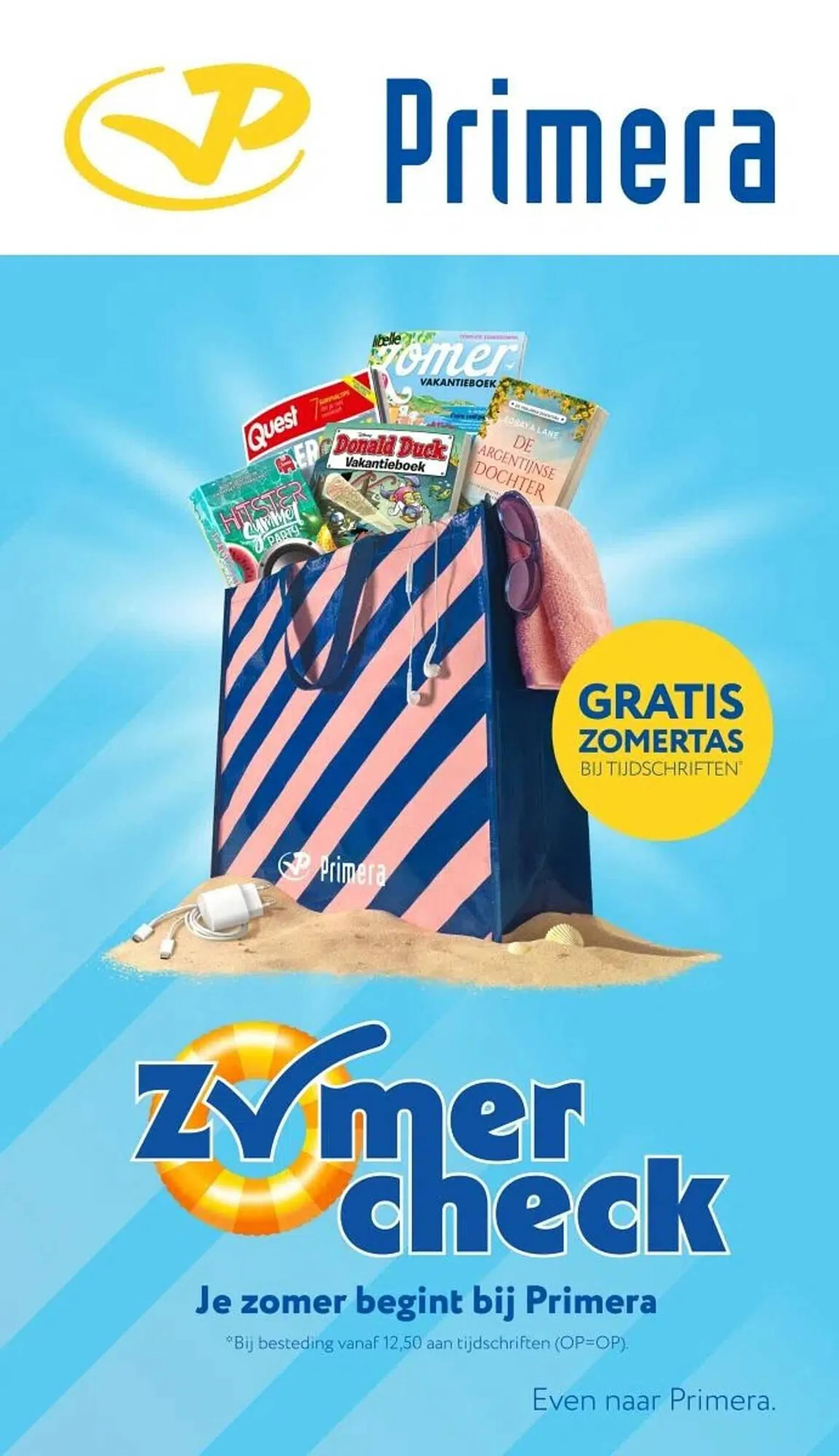 Primera folder van 15 juni tot 31 augustus 2025 - Folder pagina 1