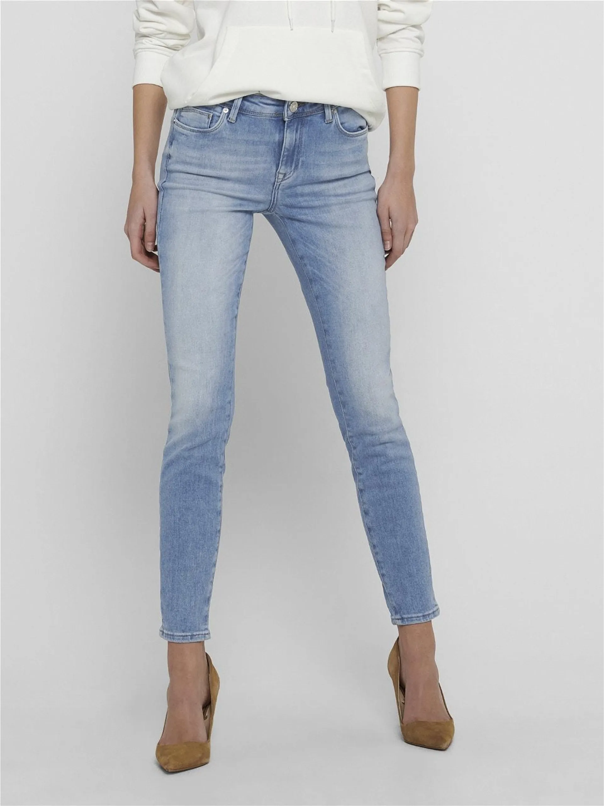 Skinny fit Mid waist Jeans