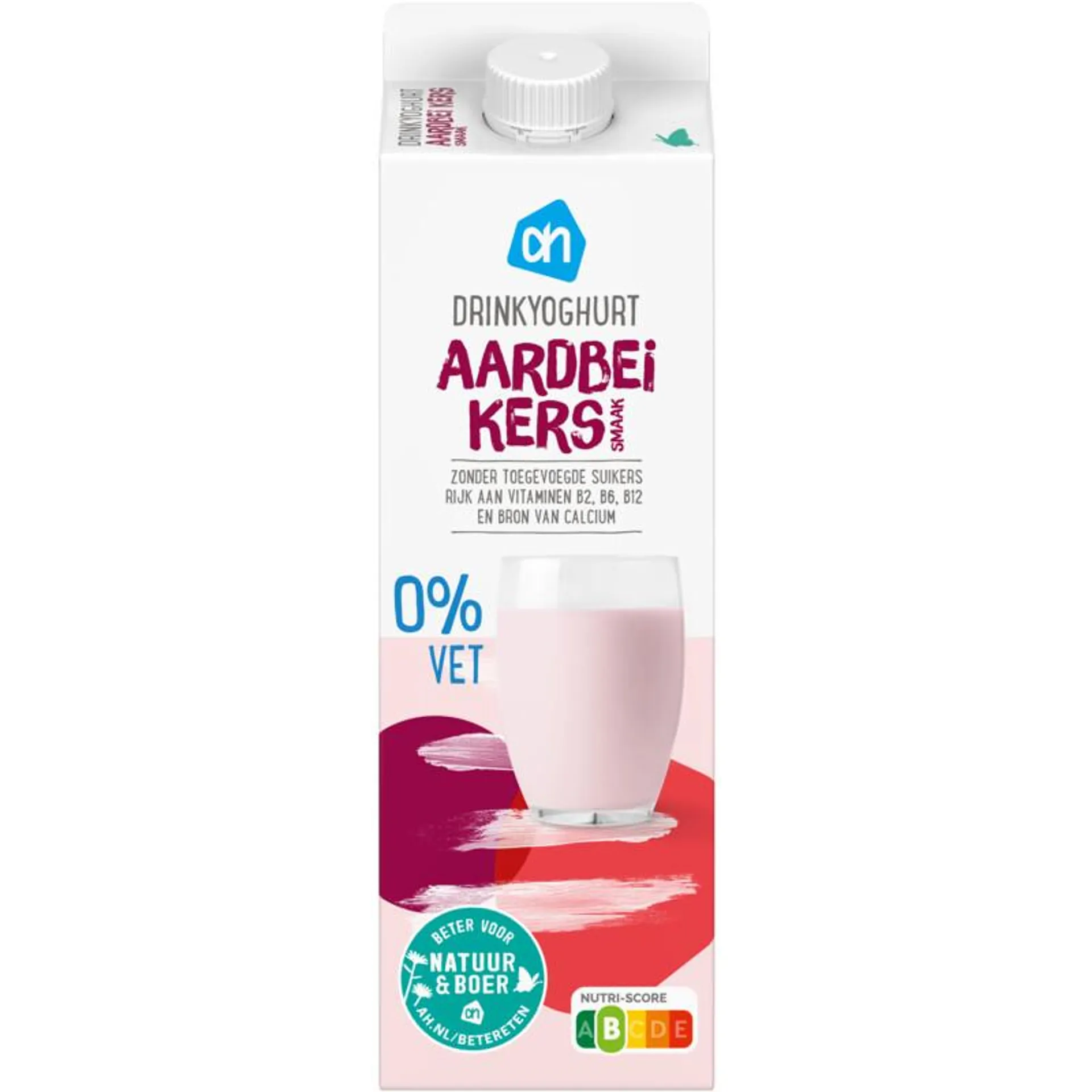 AH Drinkyoghurt aardbei kers