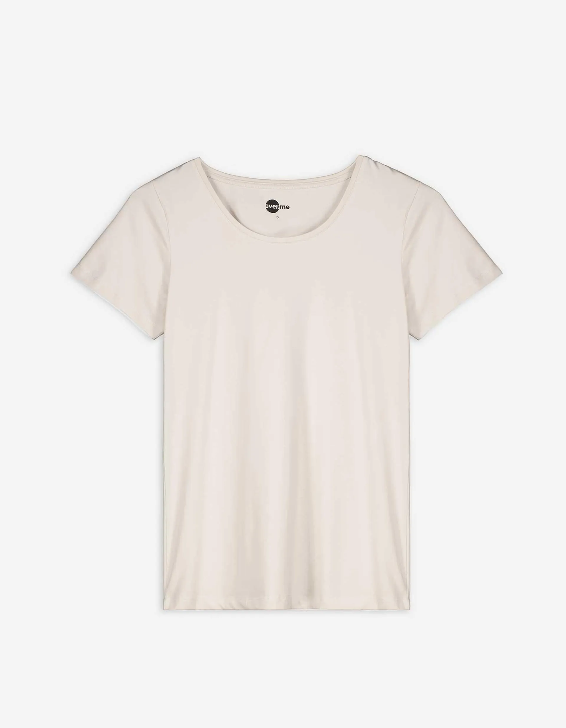 T-shirt - Basis - beige