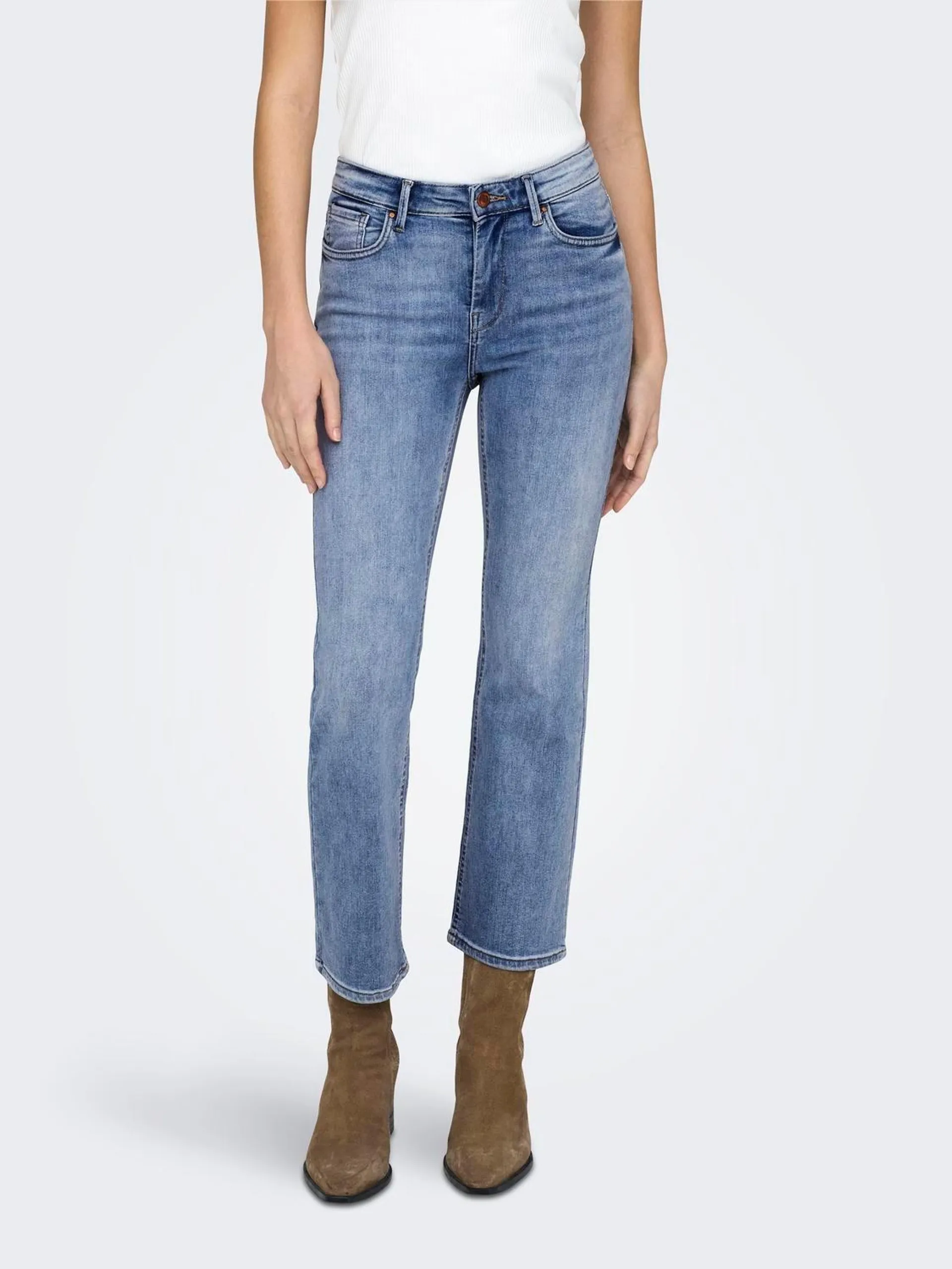 ONLKenya Mid Waist Kick Flared Jeans