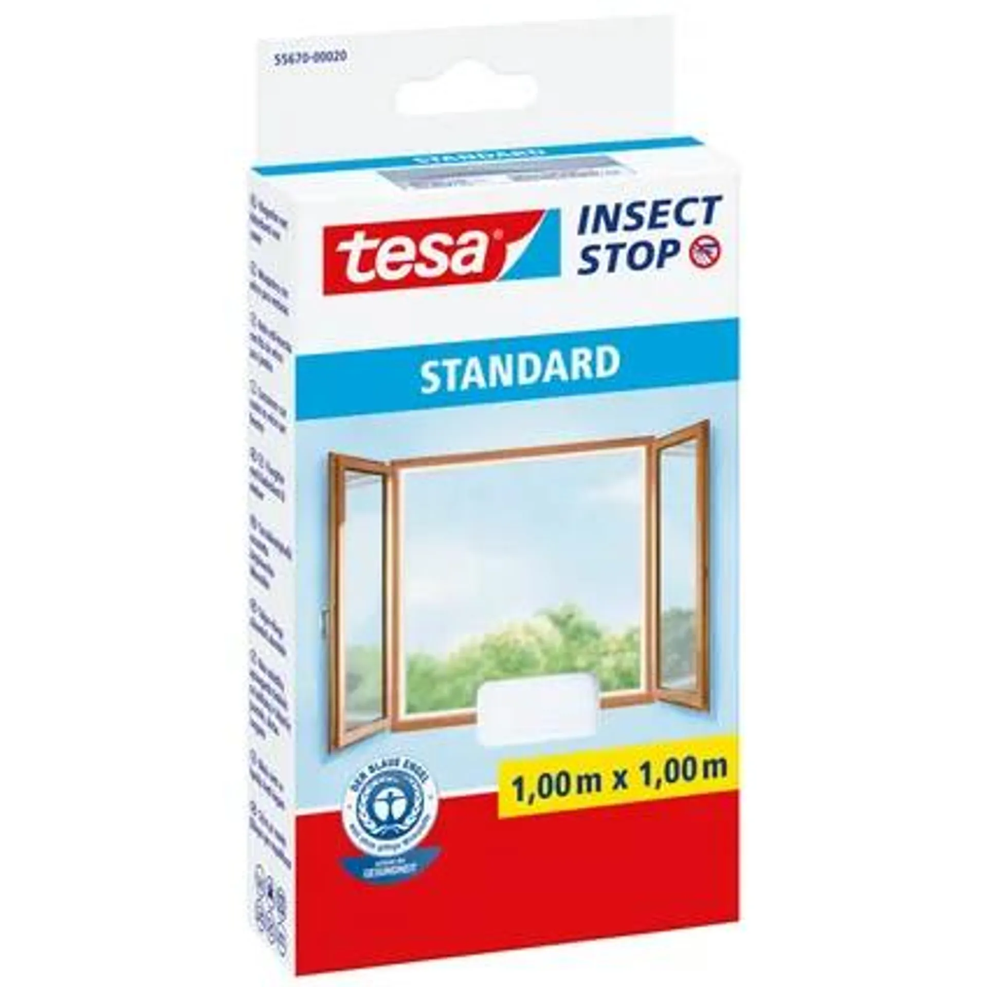 Tesa vliegenraam Standard wit 1x1m