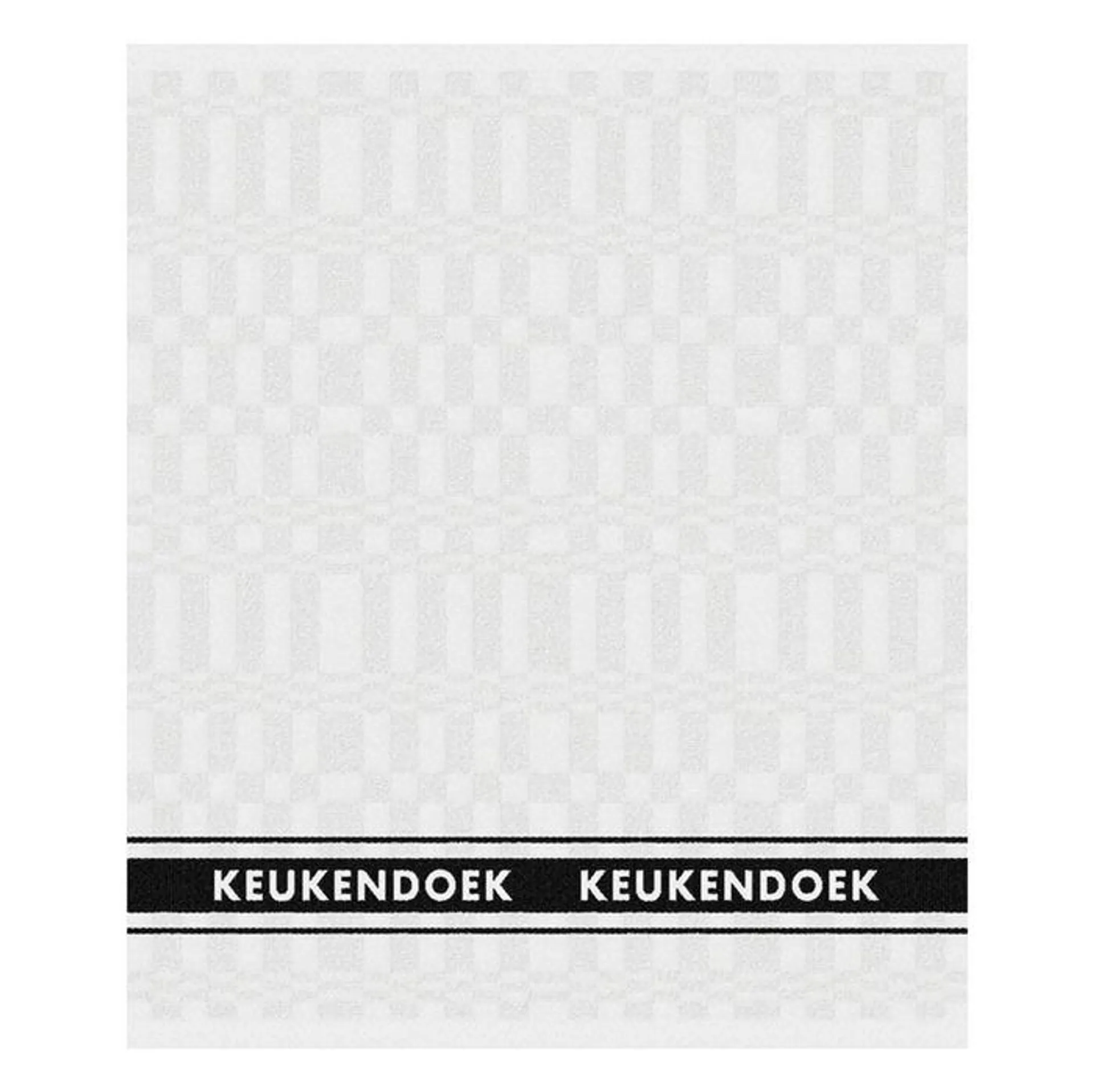 DDDDD Keukendoek Pelle 50x55cm - white - set van 6