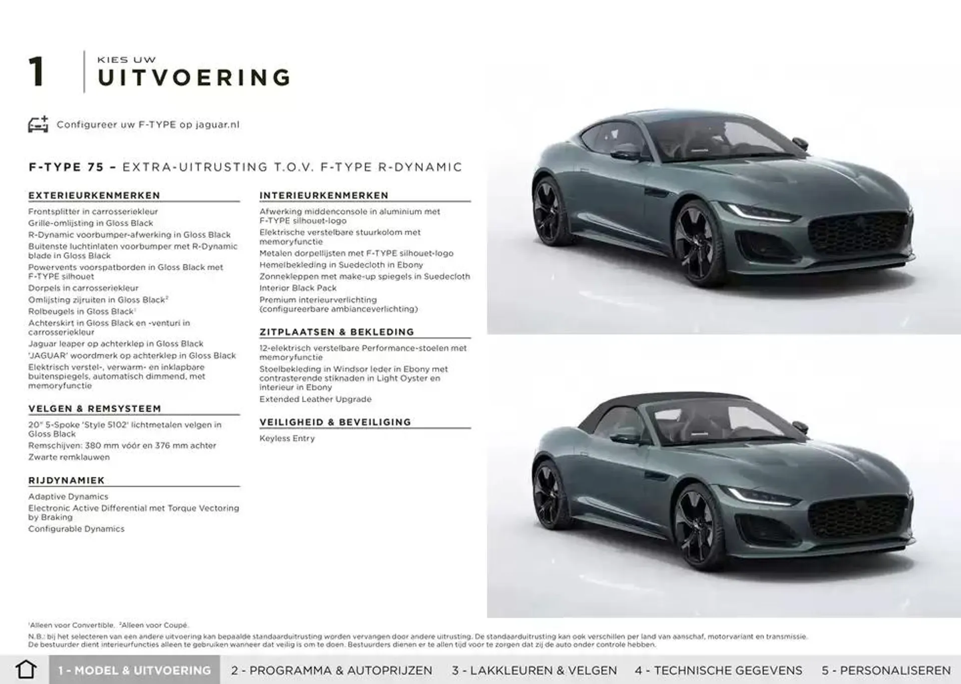 Jaguar F-TYPE  van 20 november tot 30 juni 2025 - Folder pagina 6