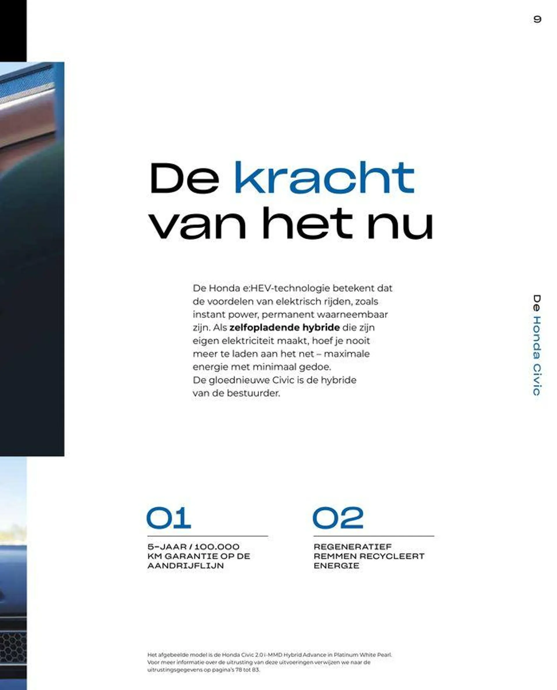 Honda Civic e:HEV — Brochure van 28 juni tot 12 juli 2024 - Folder pagina 9