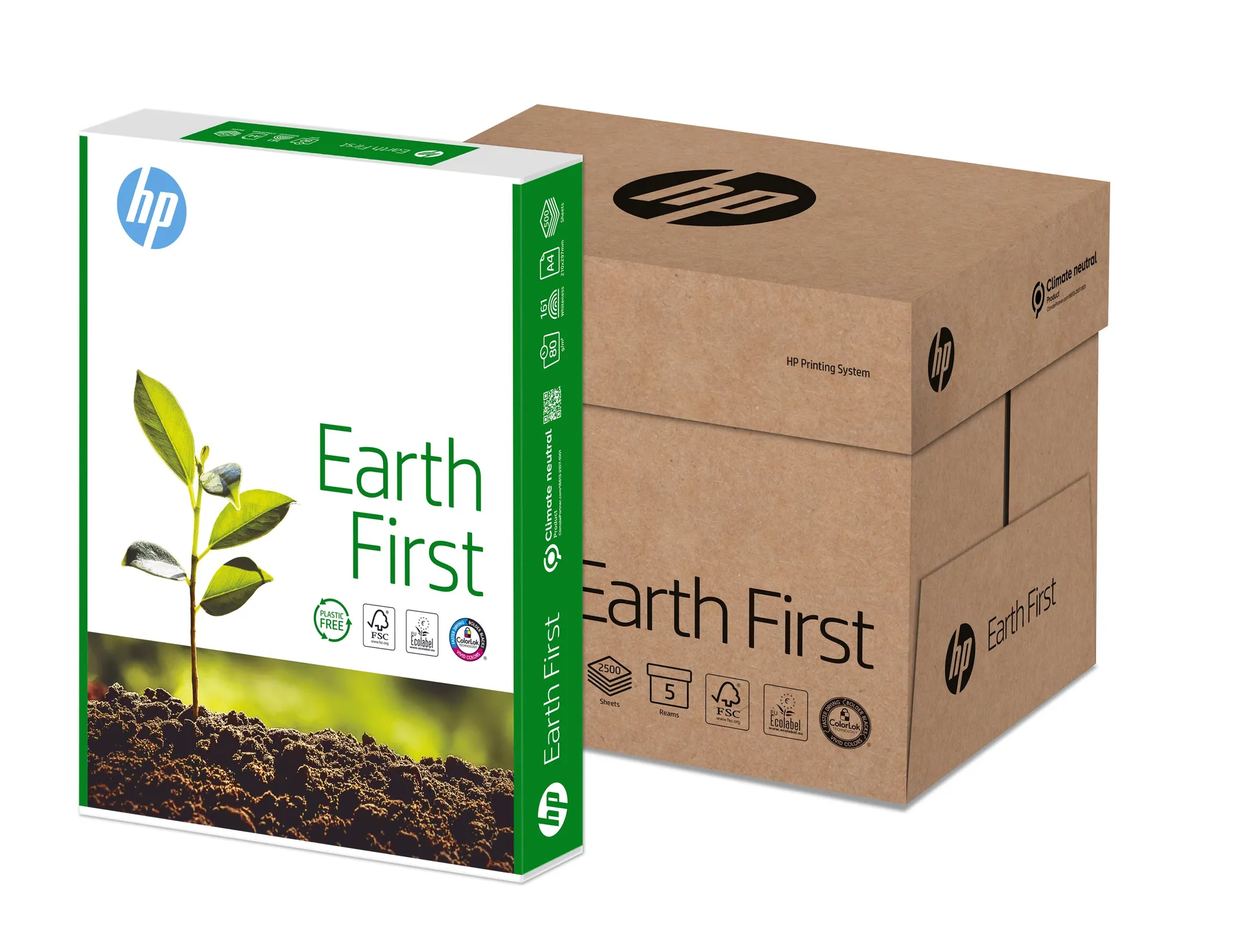 HP Earth First Papier A4 80 g/m² Wit