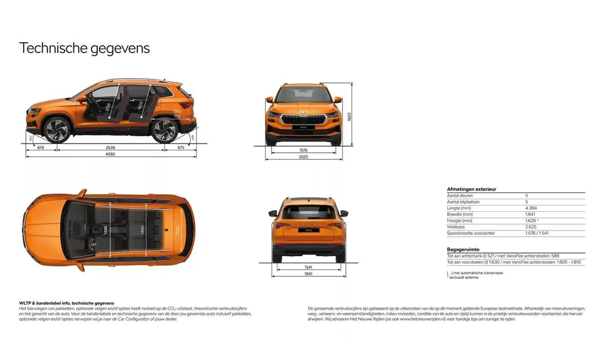 Škoda Karoq prijslijst per 25 november 2024 van 27 november tot 27 november 2025 - Folder pagina 18