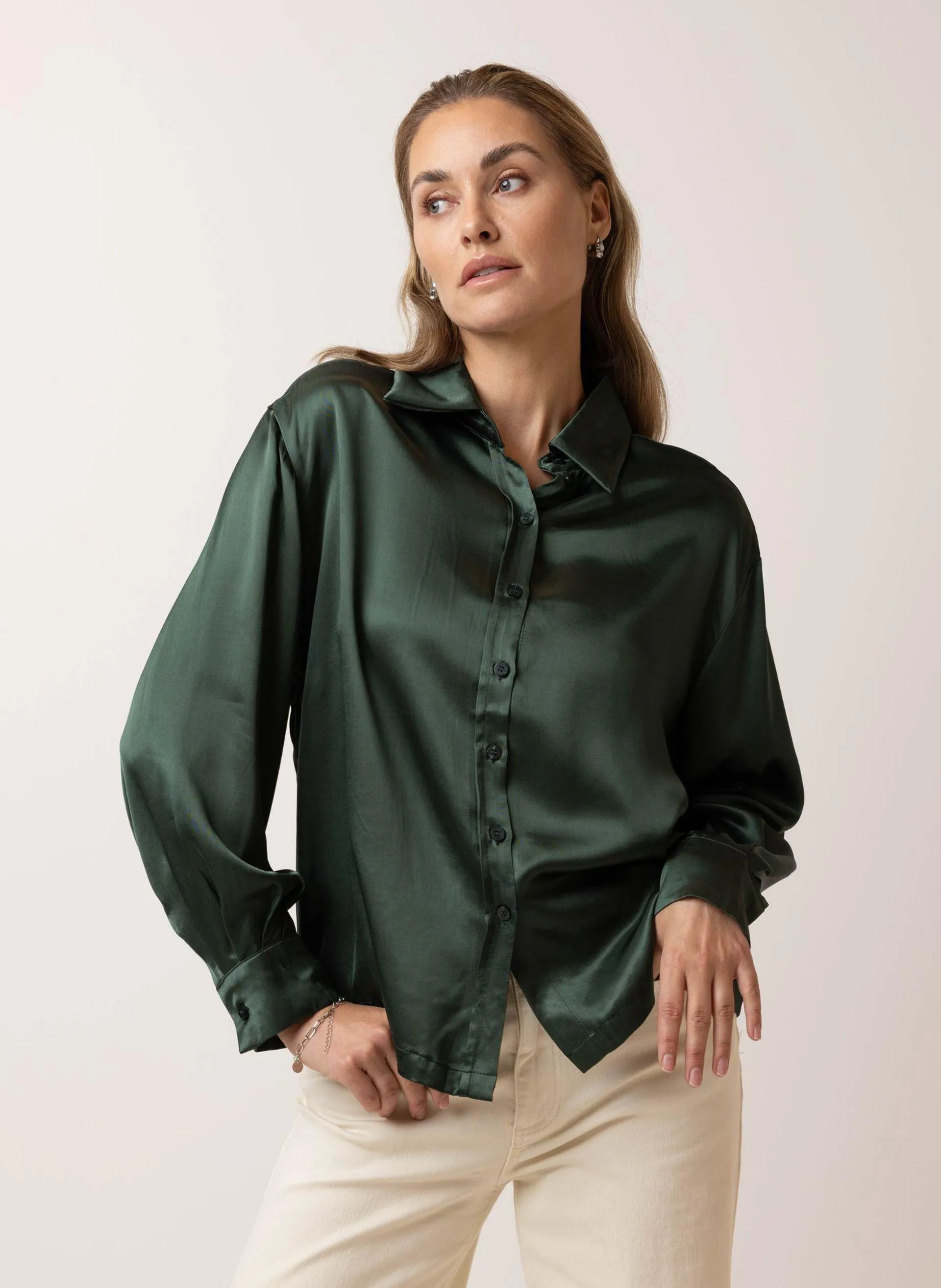 Groene blouse