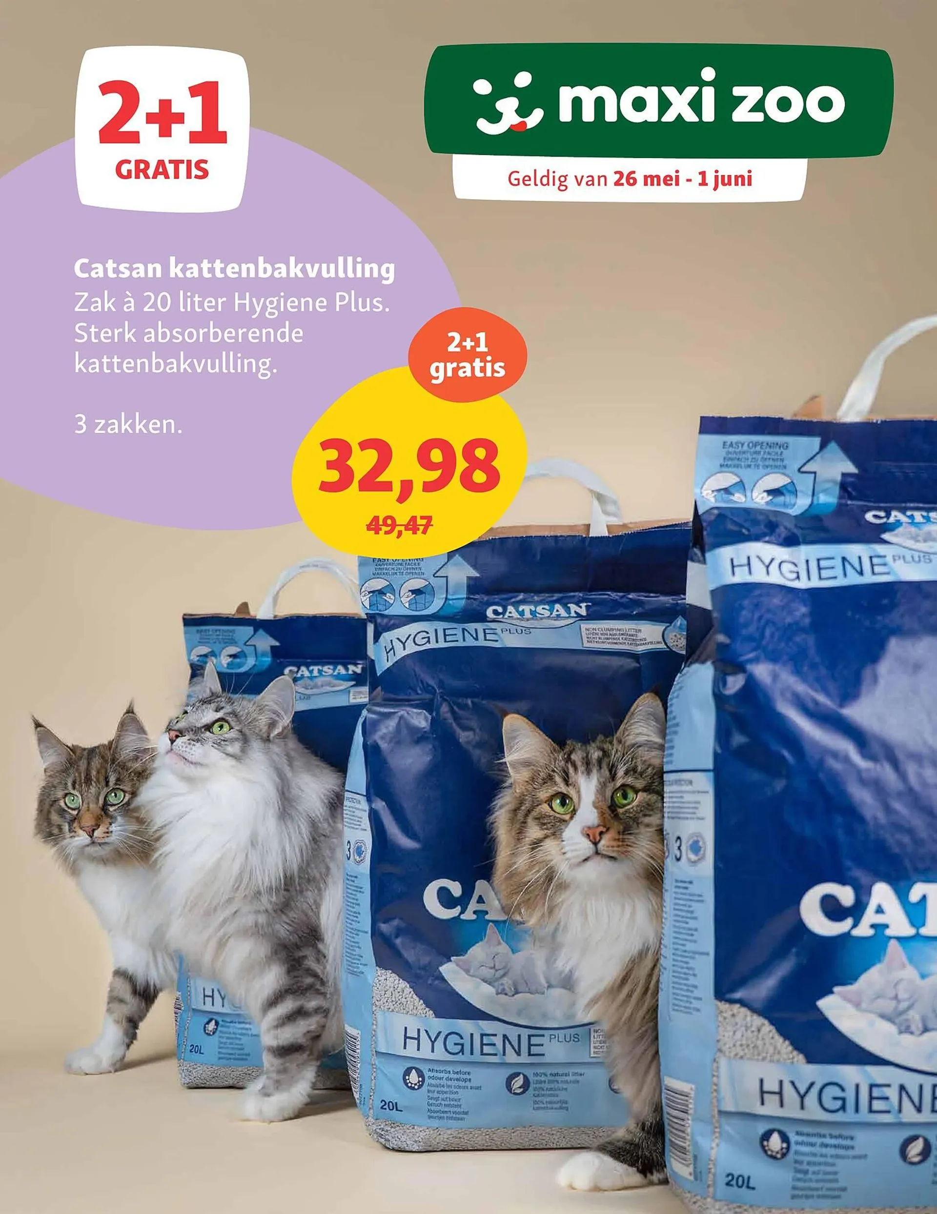 Maxi Zoo folder van 26 mei tot 1 juni 2025 - Folder pagina 1