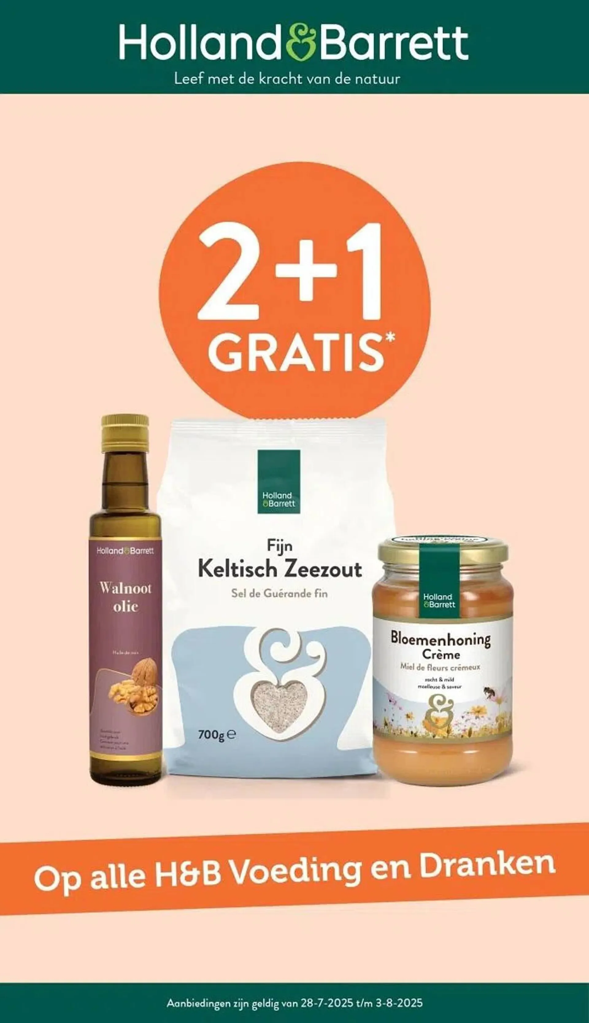 Holland & Barrett folder van 28 juli tot 3 augustus 2025 - Folder pagina 1