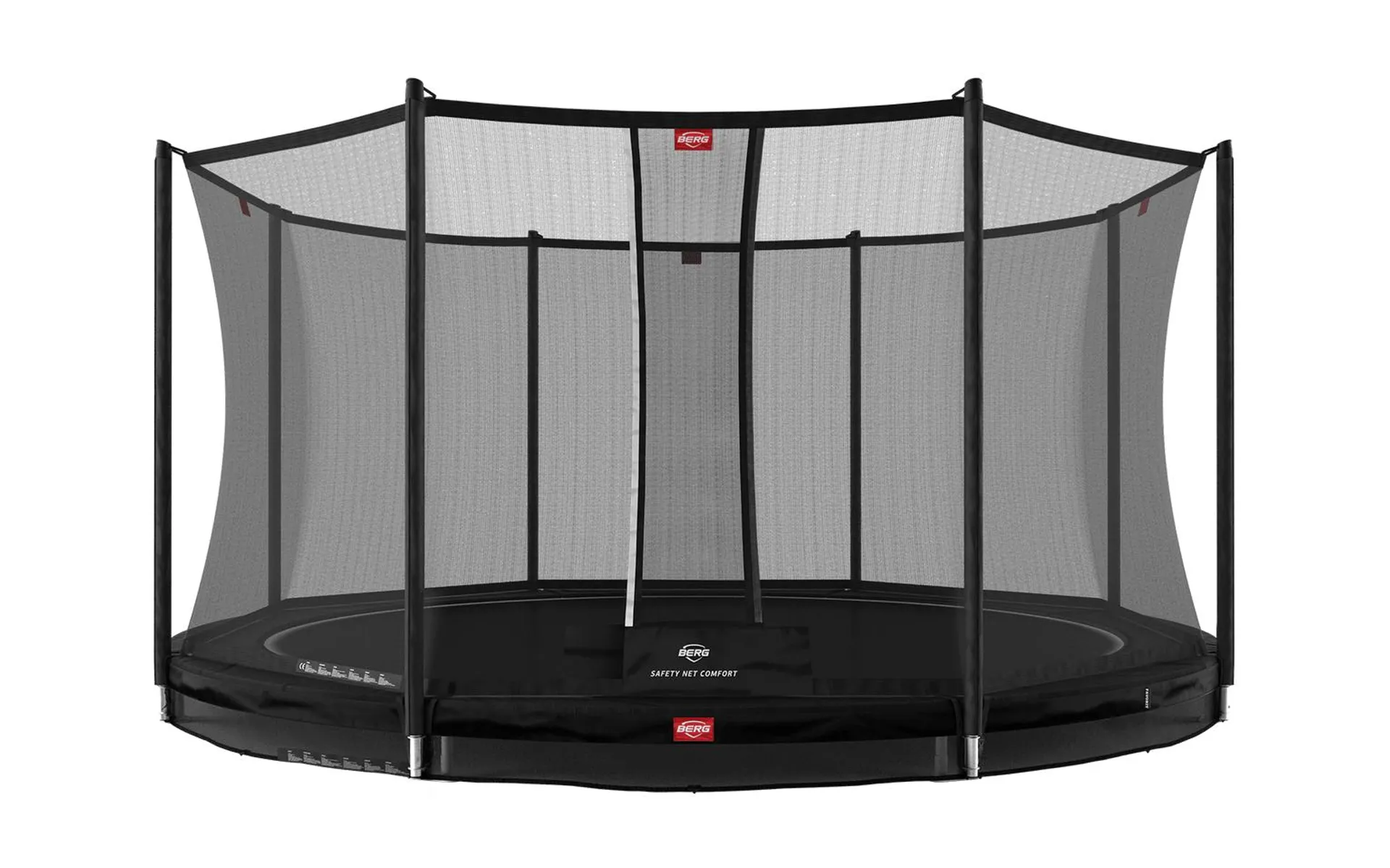 BERG Favorit InGround 380 Black + Safety Net Comfort