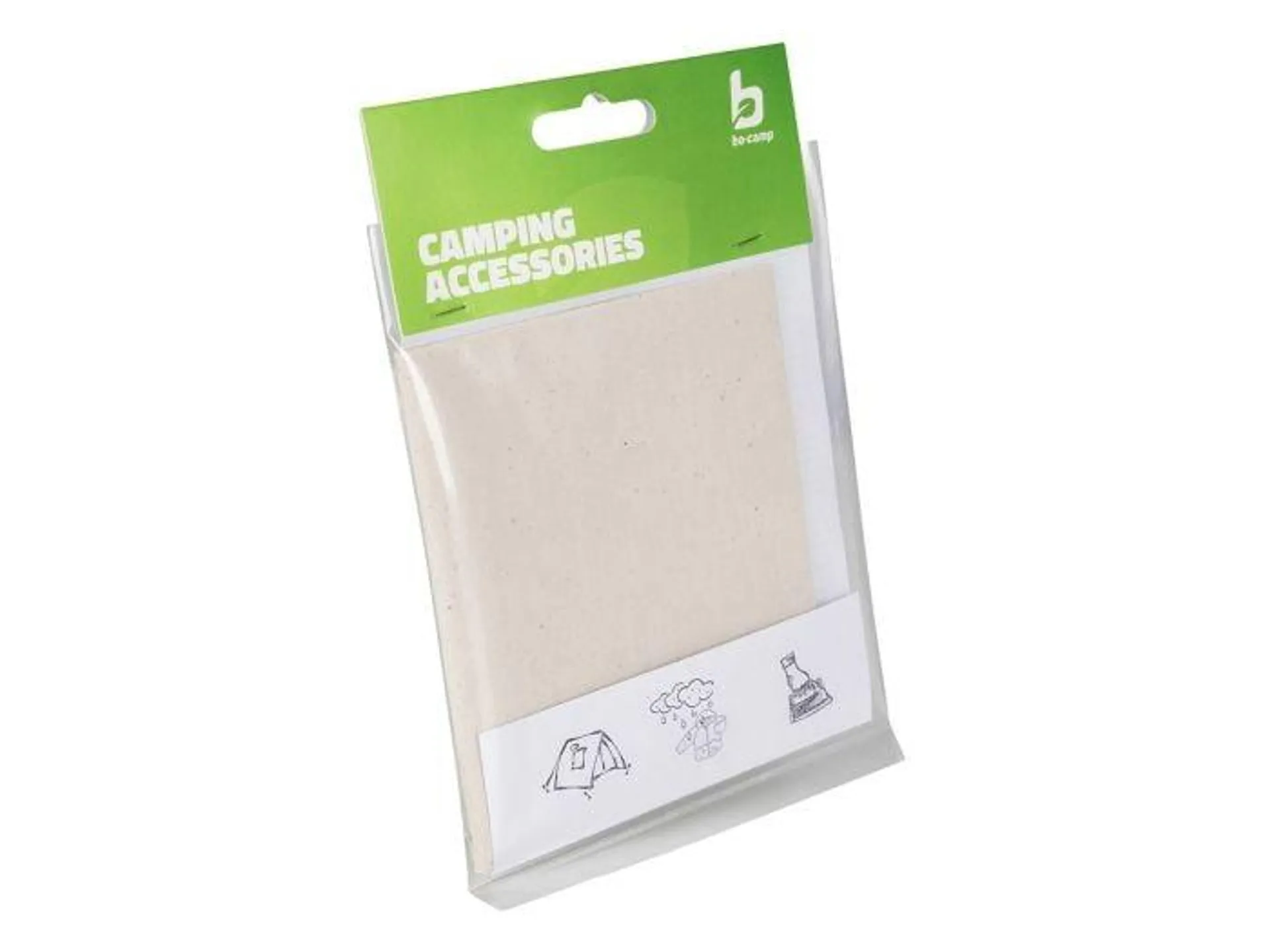 Bo-Camp opstrijkbaar reparatiedoek - Cream