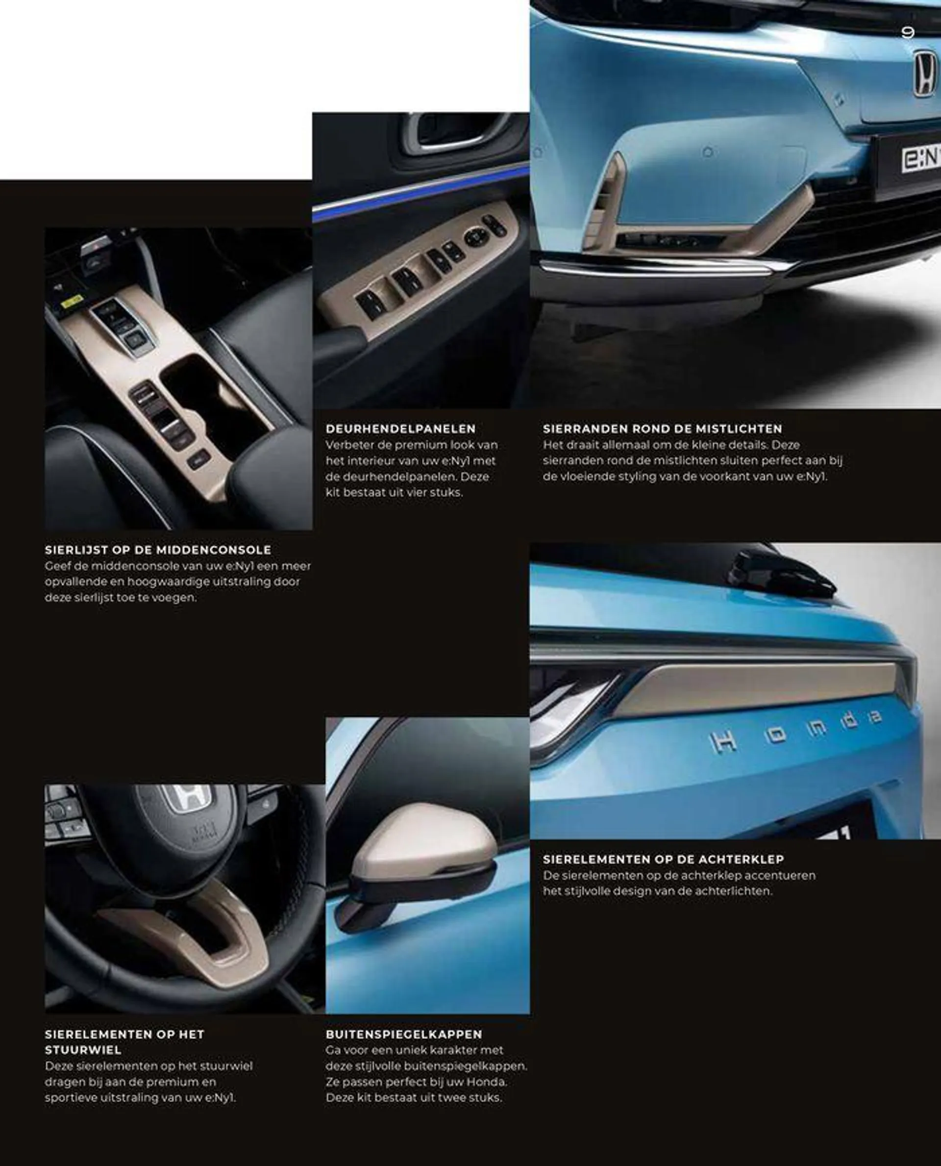 Honda e:Ny1 — Brochure Accessoires - 9