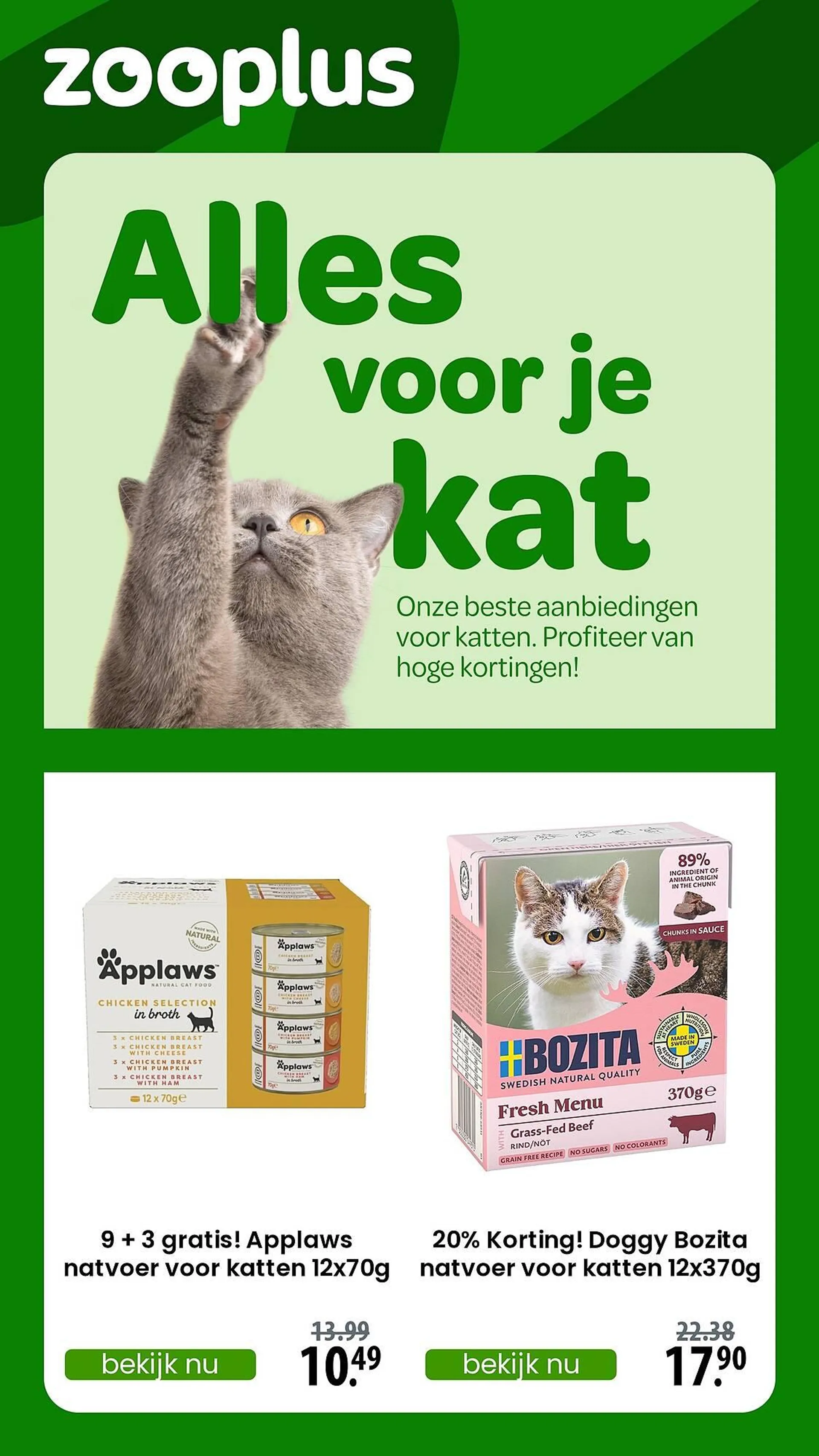 Zooplus folder van 8 juni tot 14 juni 2025 - Folder pagina 1