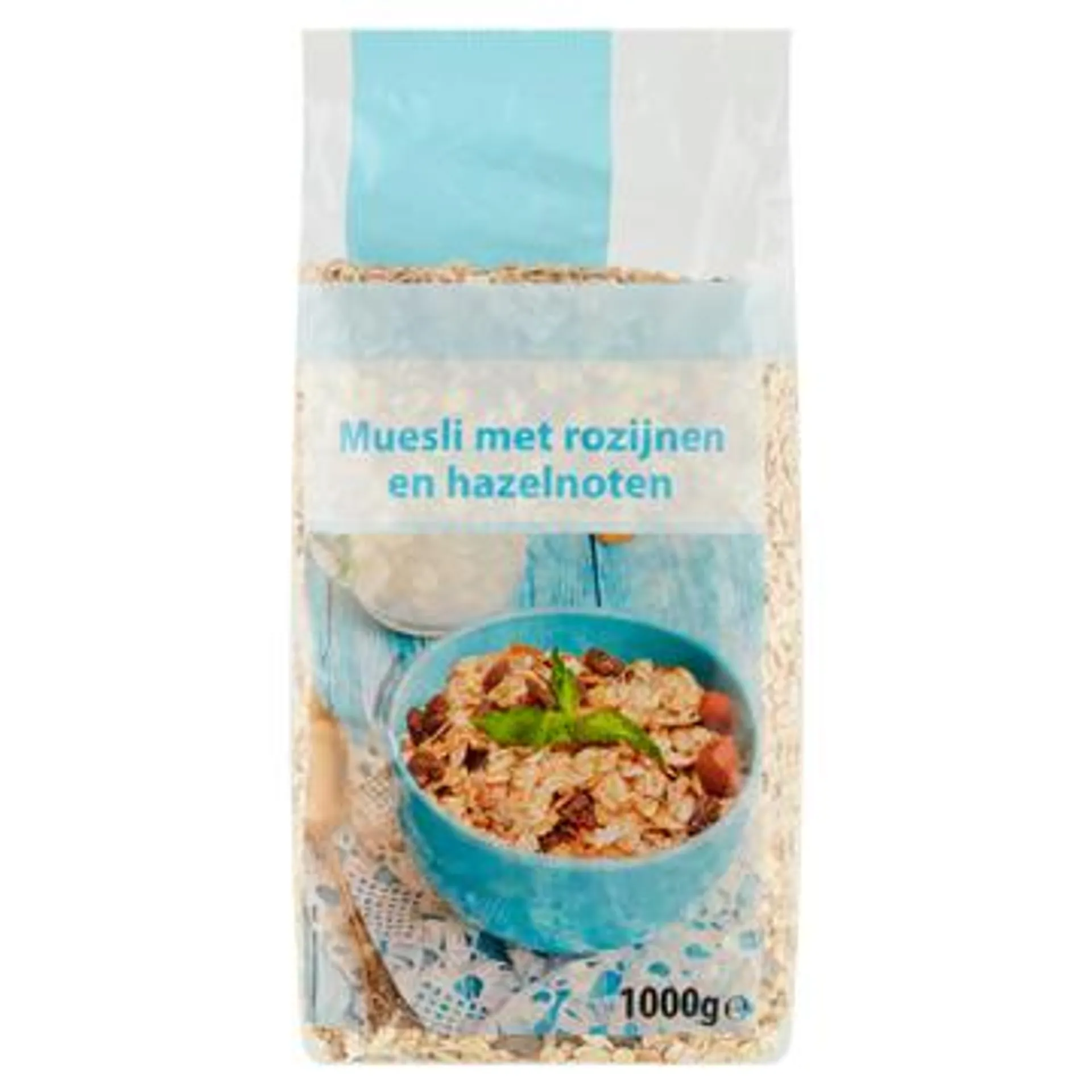 Muesli met Rozijnen en Hazelnoten 1000g