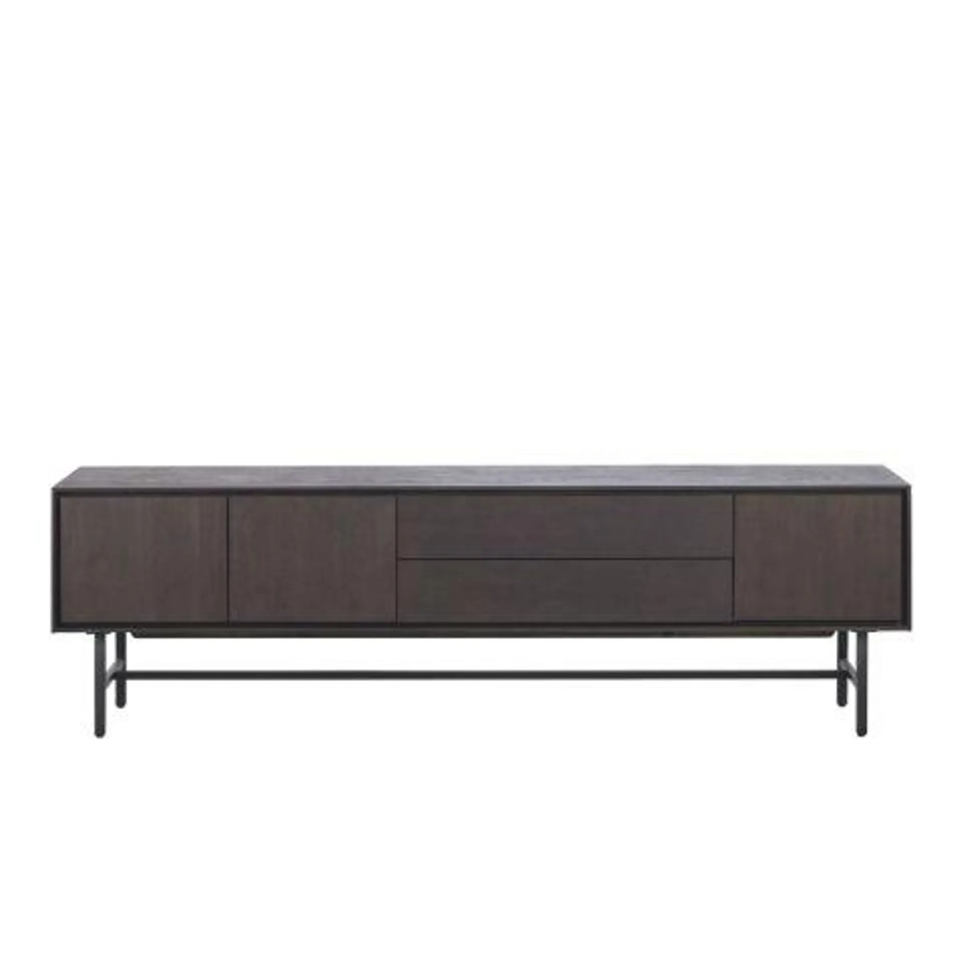 TV-meubel Belvio (205 Cm) dark oak fineer