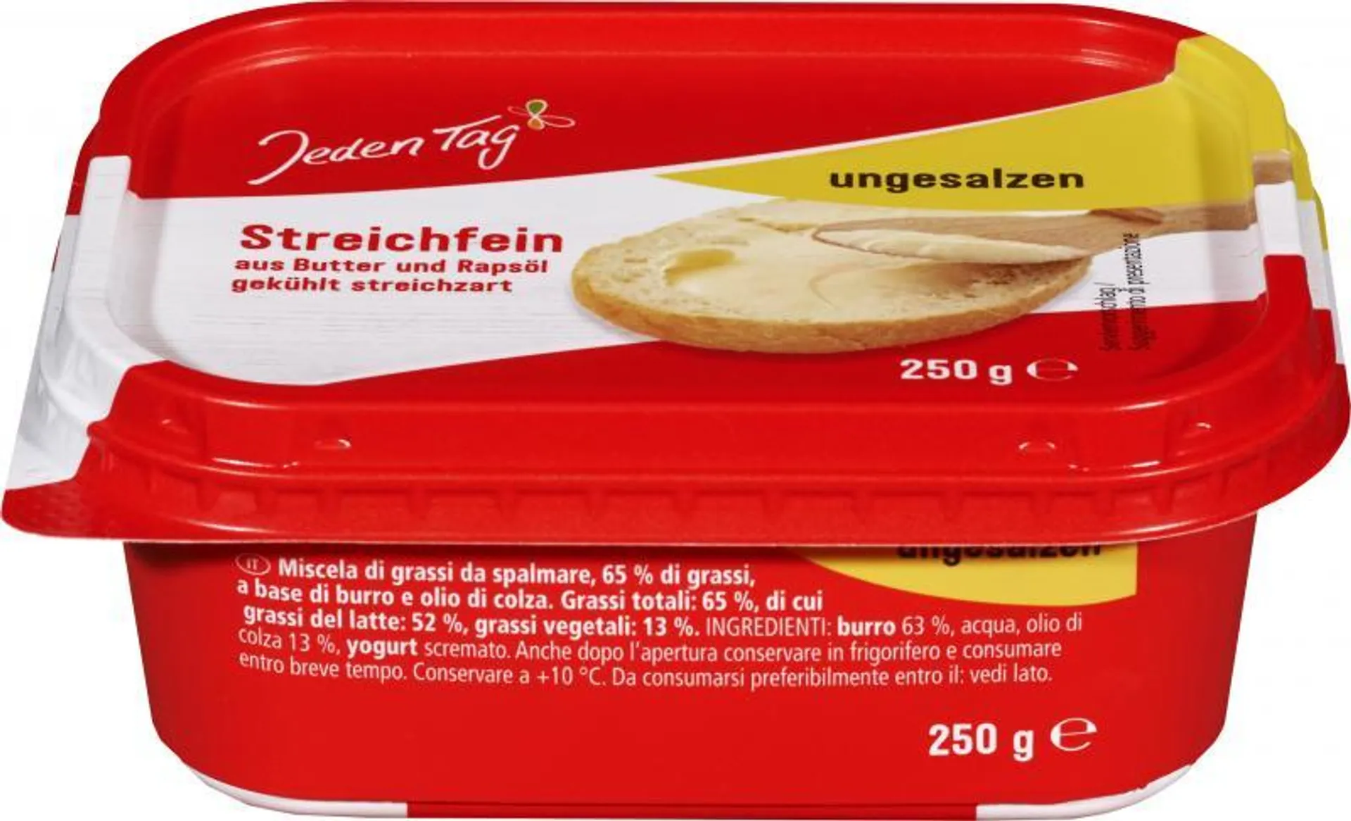 Jenden Tag Streichfein ungesalzen 250 g