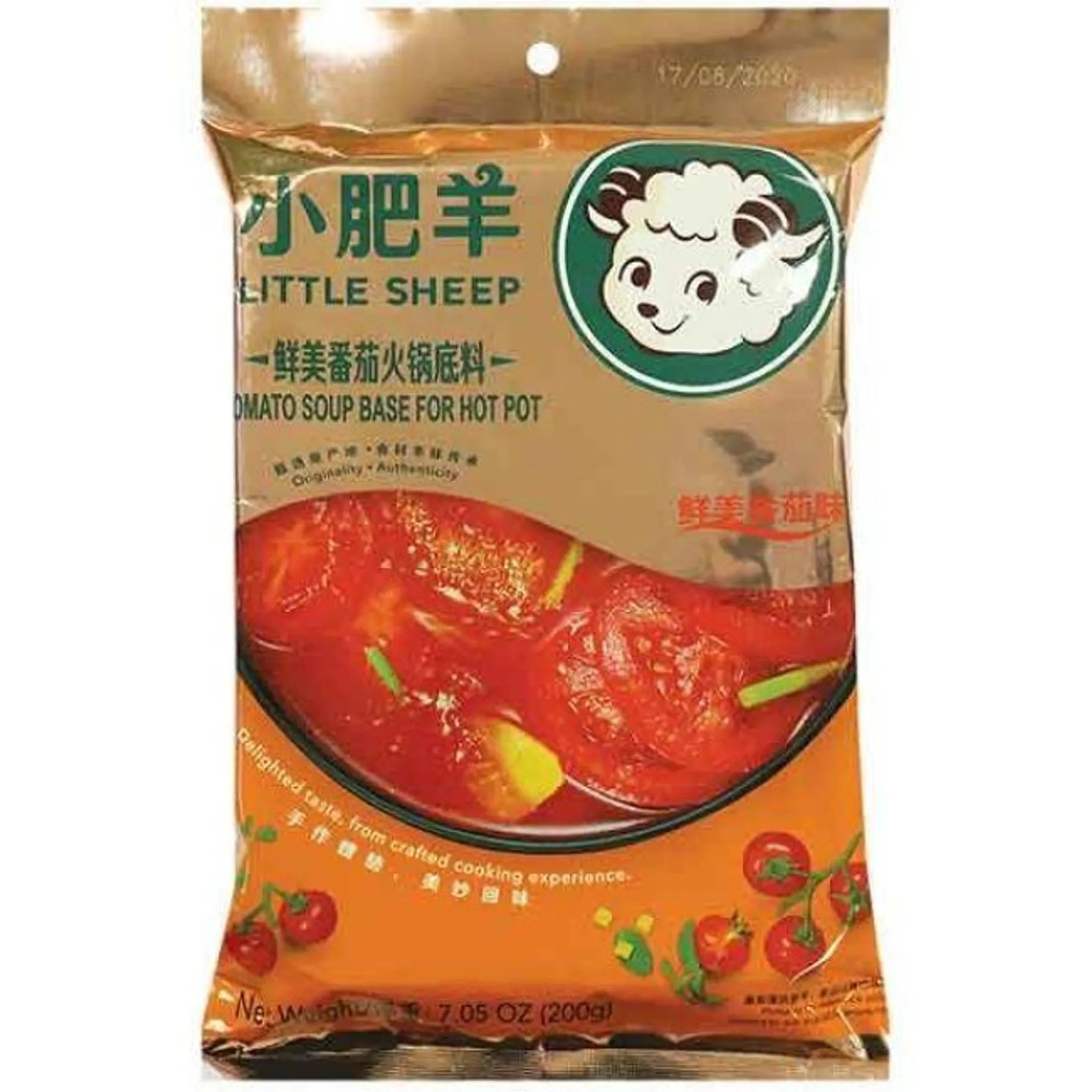 Little Sheep Tomaten Soepbasis voor Hot Pot 140g