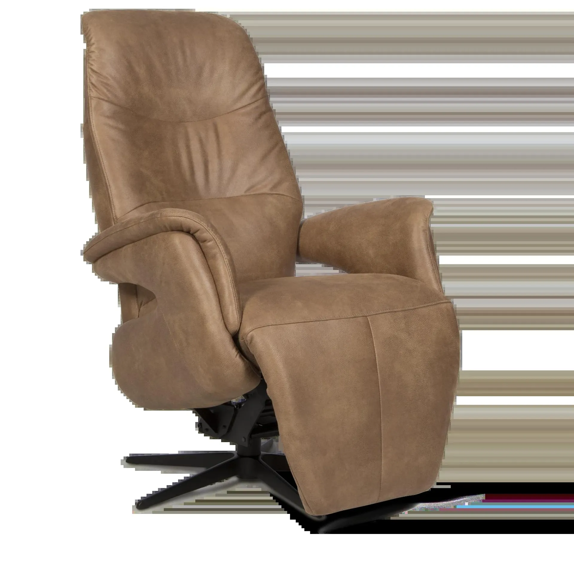 Relaxfauteuil (small - handmatig) Vaxjo - Cognac Kentucky